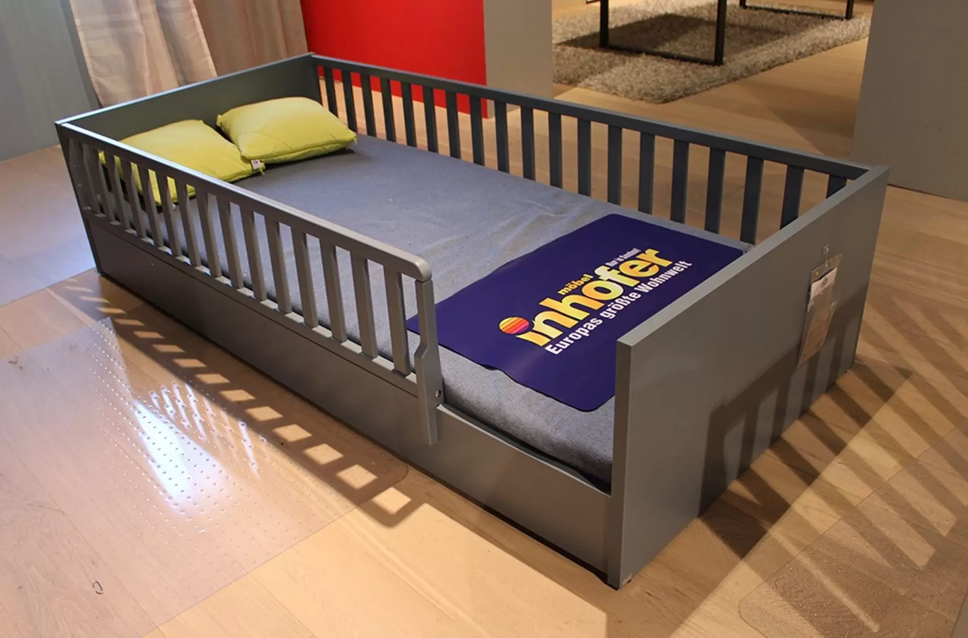Einzelbett Little Flo von Paidi in grau