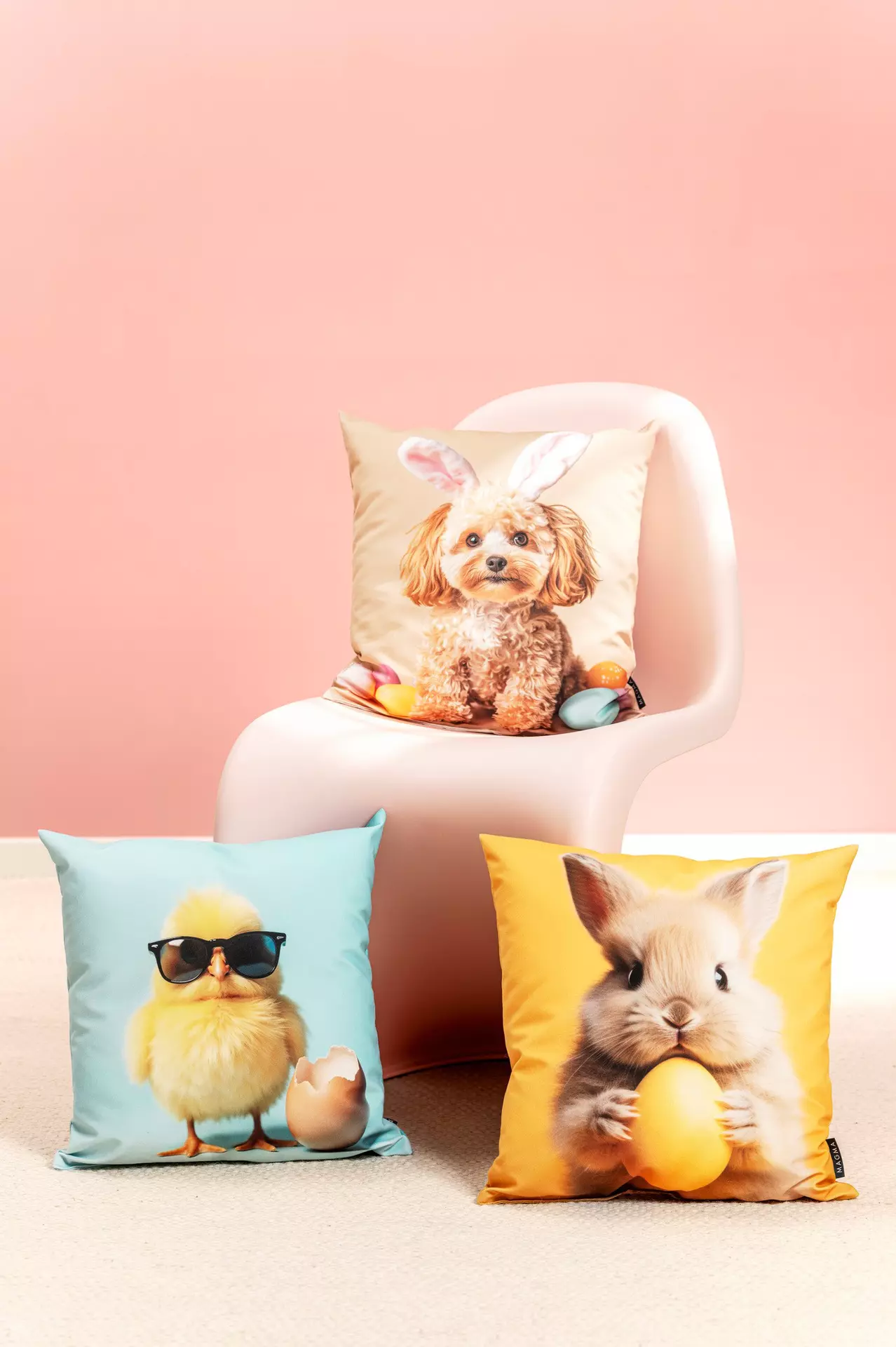 Dekokissen EASTER PARTY Magma Textil 45 x 45 cm