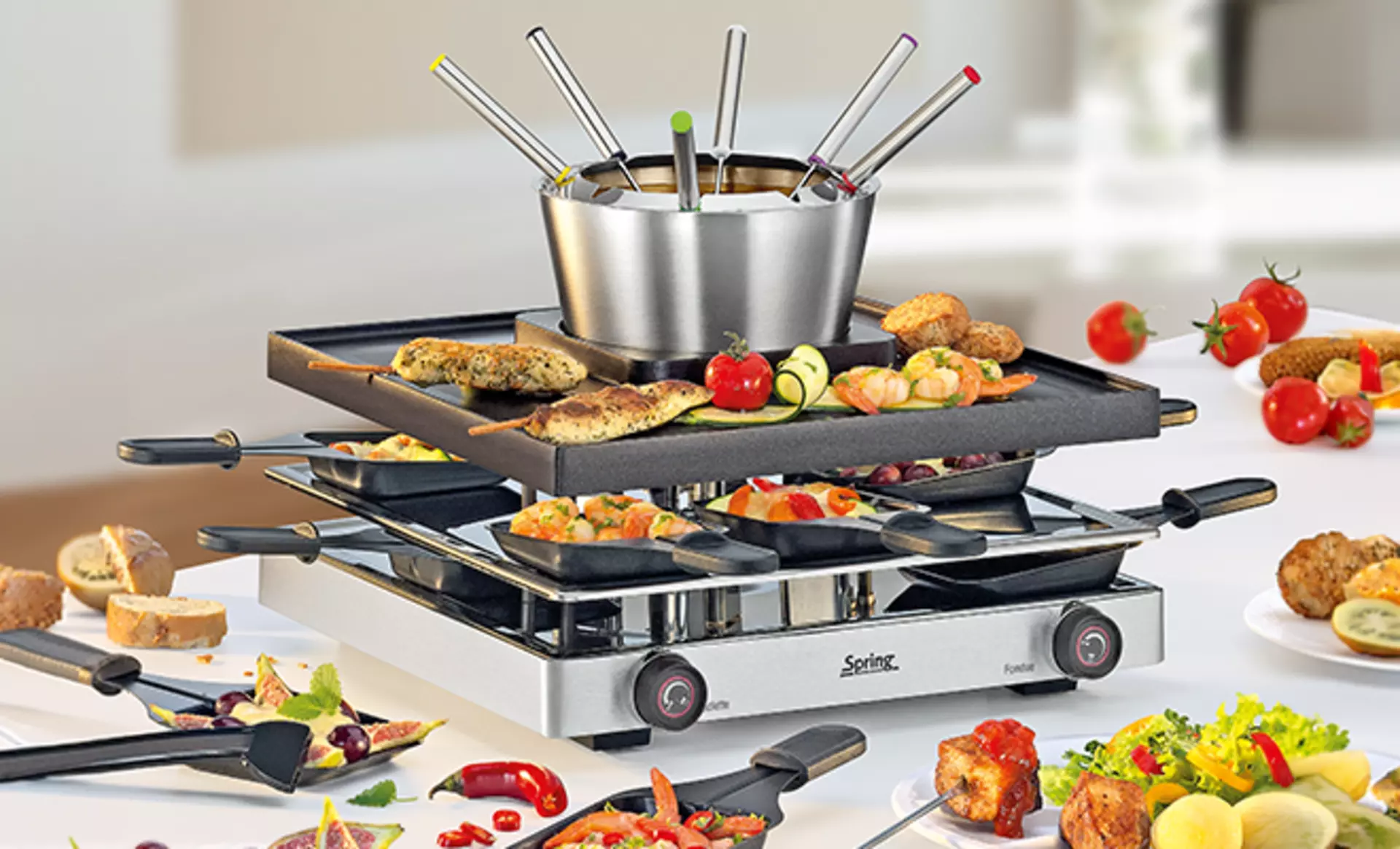 Mit dem Spring Fondue-Set neue kulinarische Wege gehen