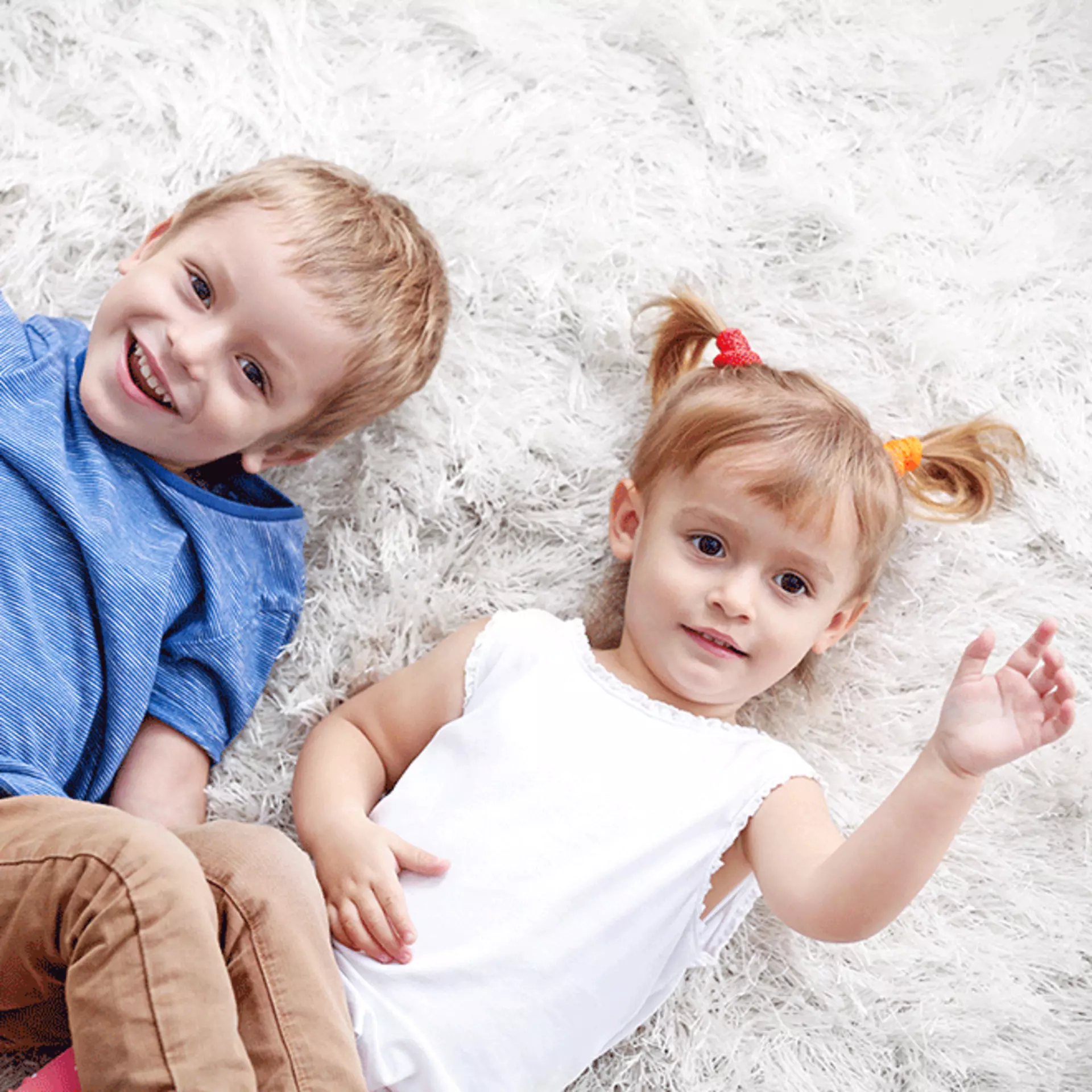 Hochflorteppiche im Kinderzimmer sind eine weiche, wärmende Unterlage