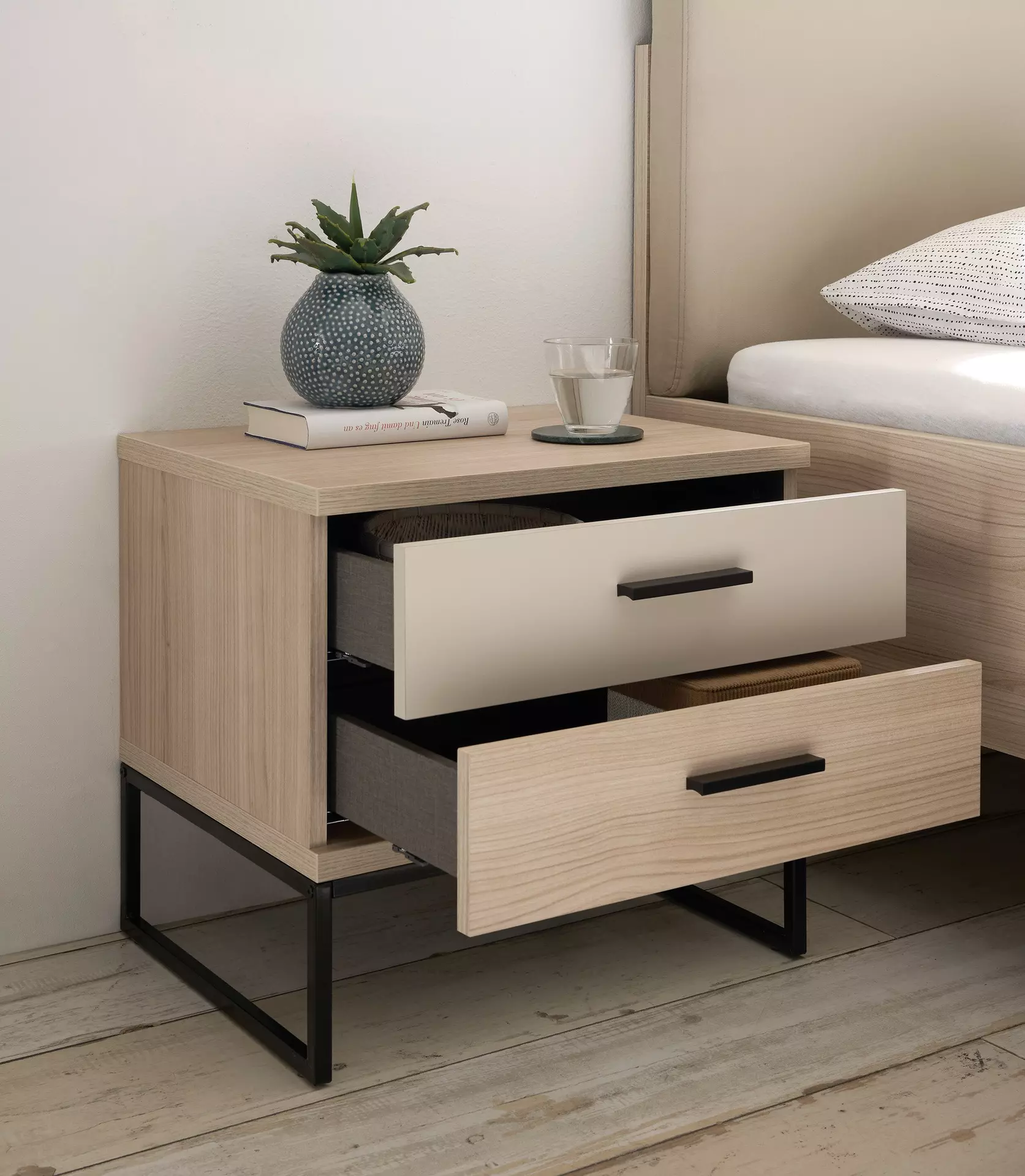 Nachttisch Assume Vito Holzwerkstoff 39 x 46 x 49 cm