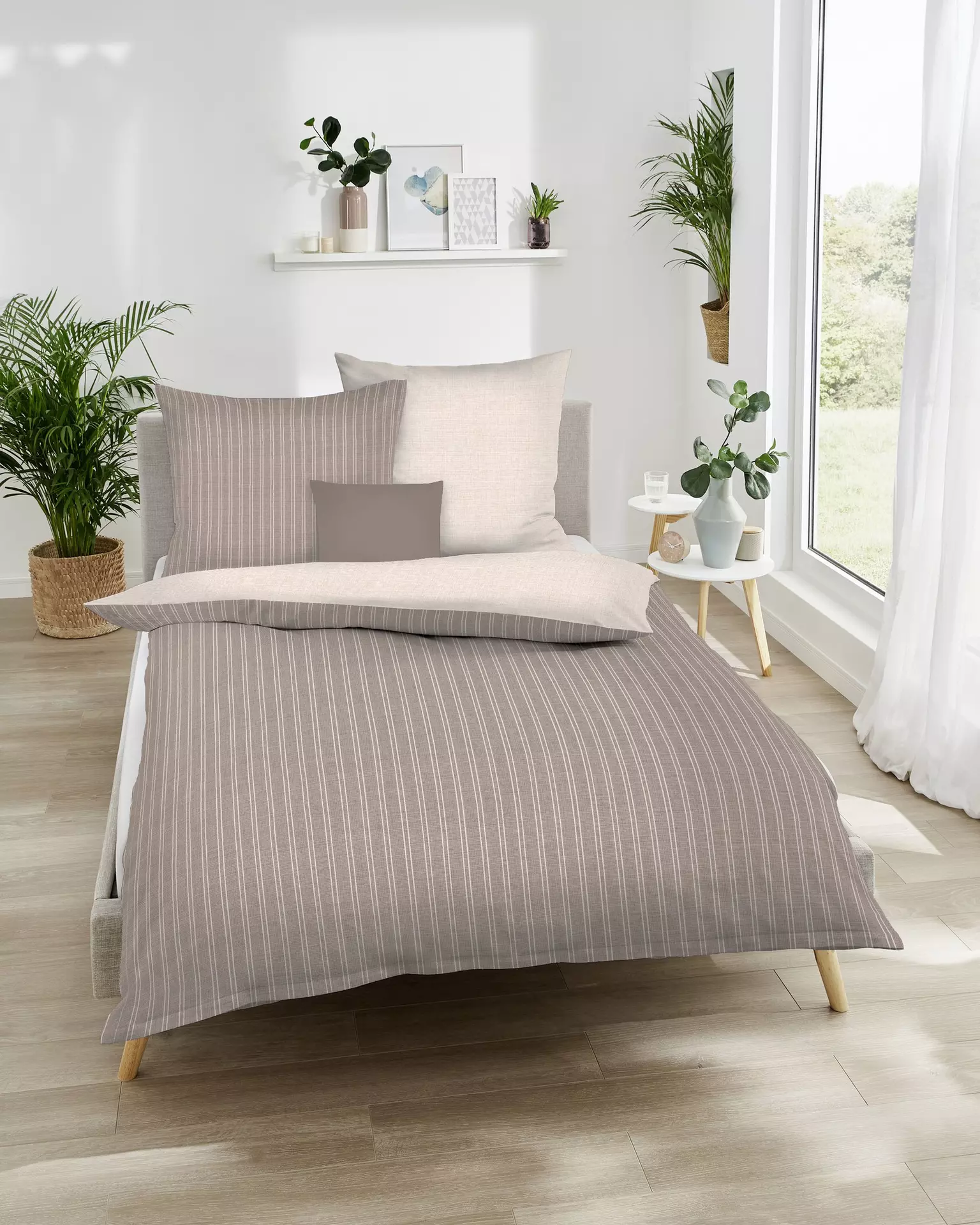 Biber-Bettwäsche Eternity Combo Kaeppel Textil 135 x 200 cm