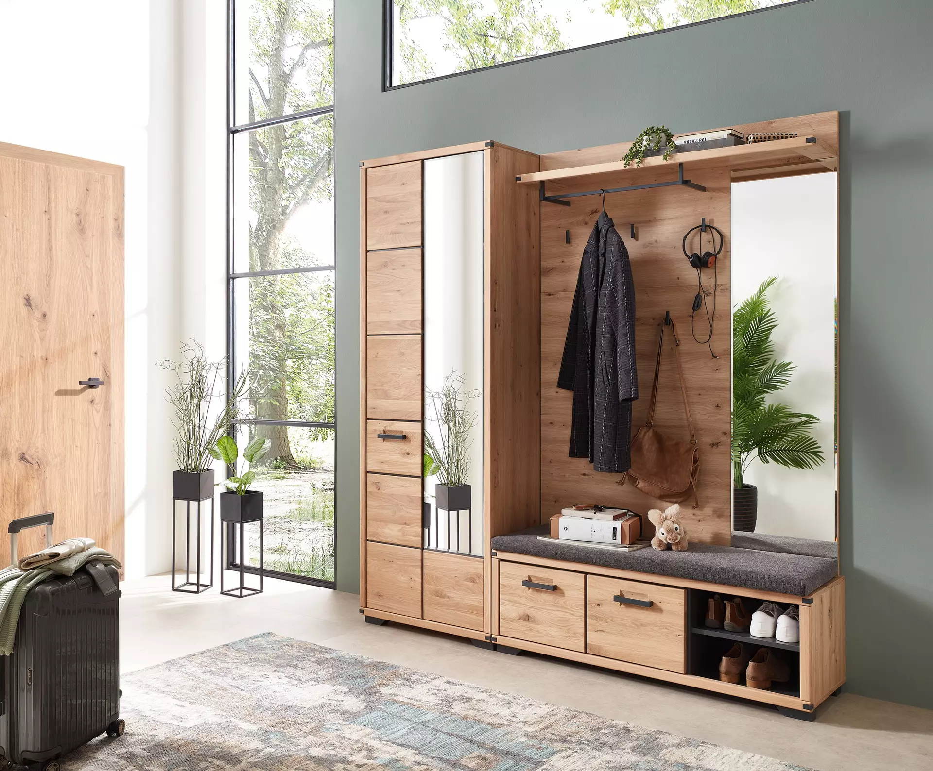 Garderobenpaneel GENUA Innostyle Holz 31 x 163 x 120 cm