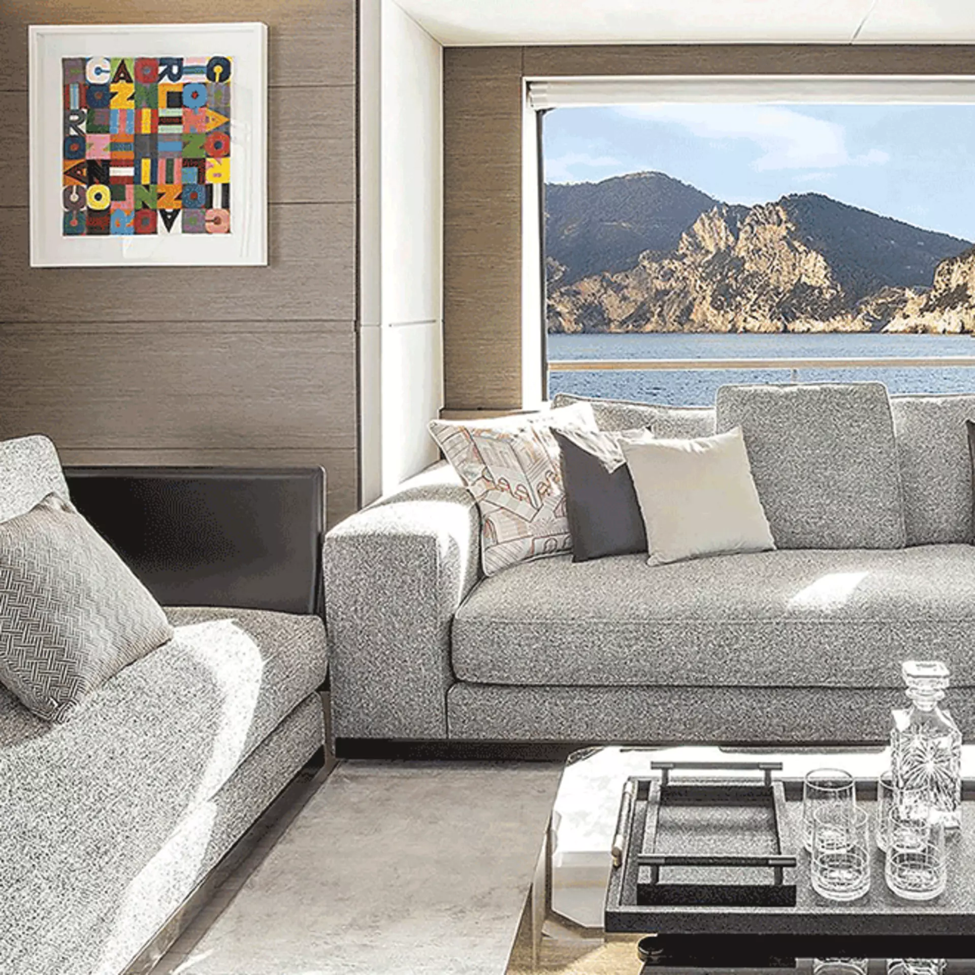 Exklusive Ästhetik im Innen- und Außenbereich mit Interieur von Minotti