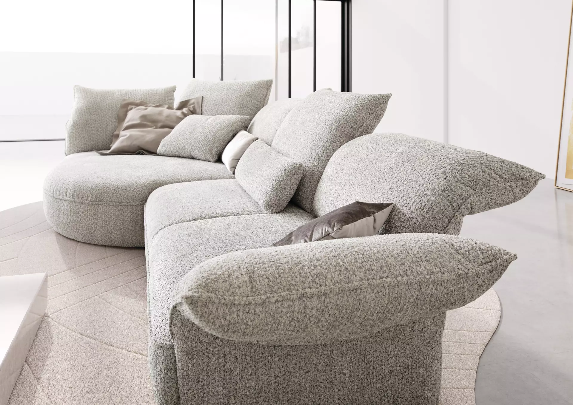 Polstergarnitur ABBY Koinor Textil 157 x 74 x 384 cm