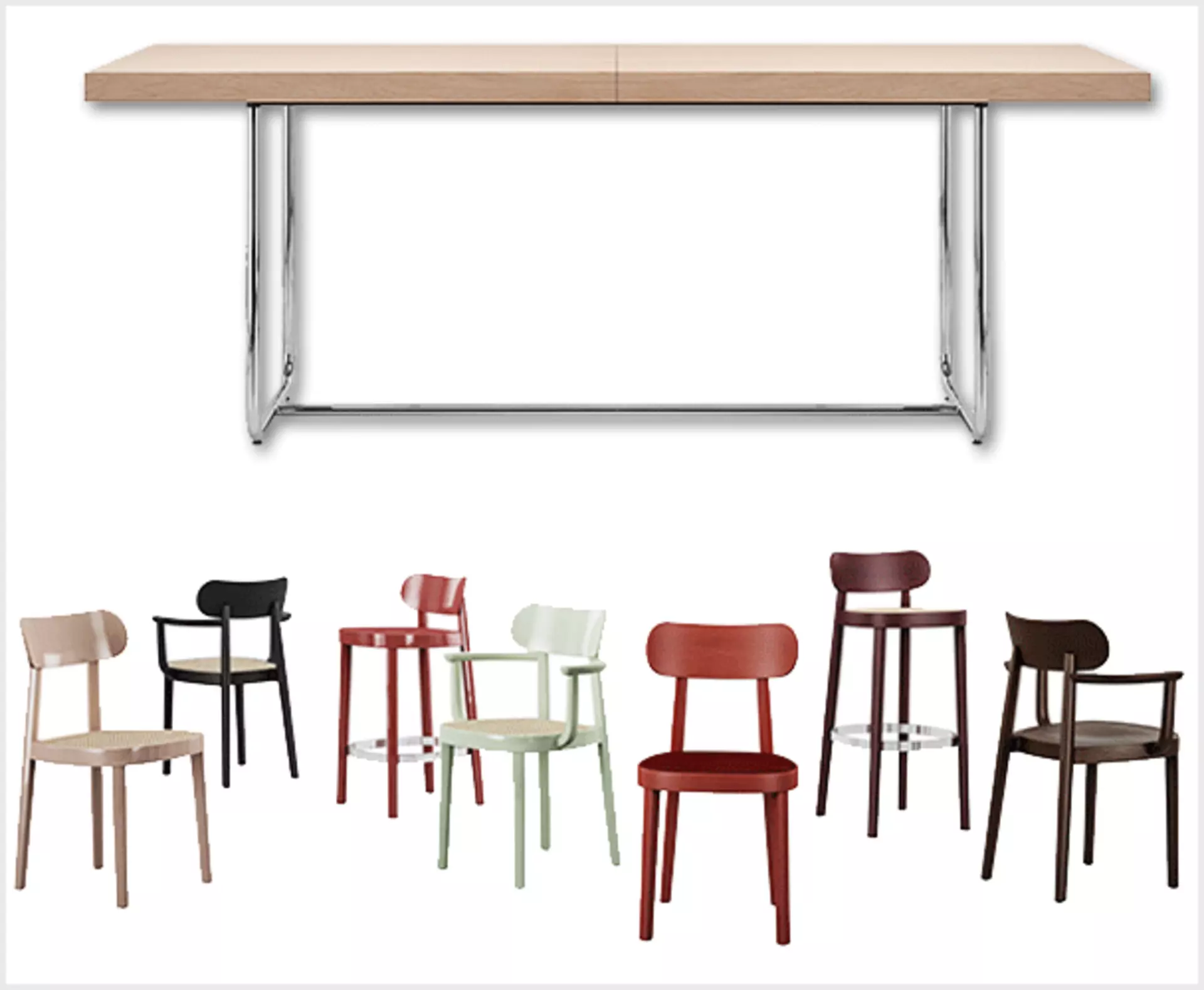 Thonet Dining Möbel für Casual Wohnen bei interni by inhofer