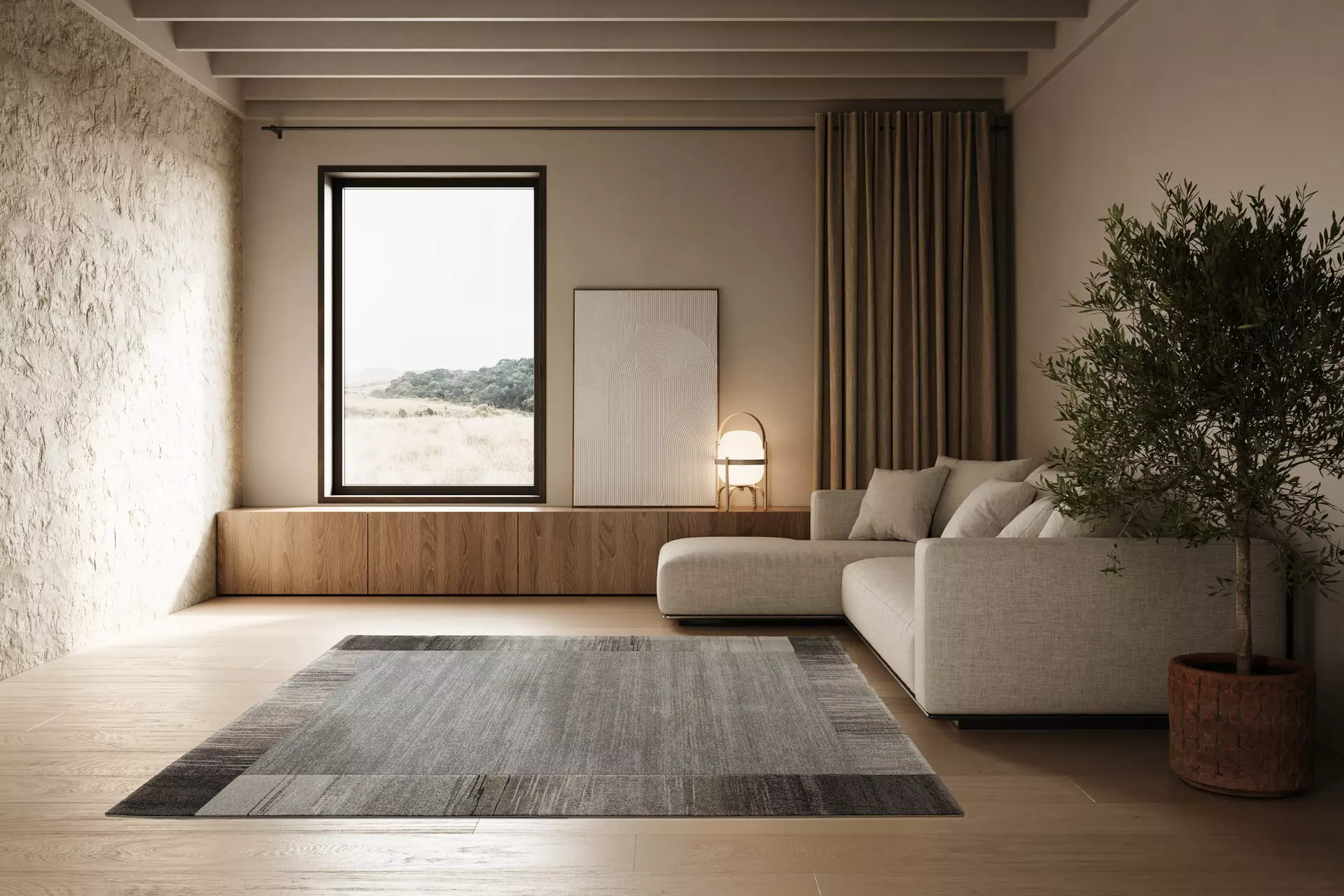 Maschinenwebteppich Argentum Ragolle Textil 80 x 1 x 150 cm