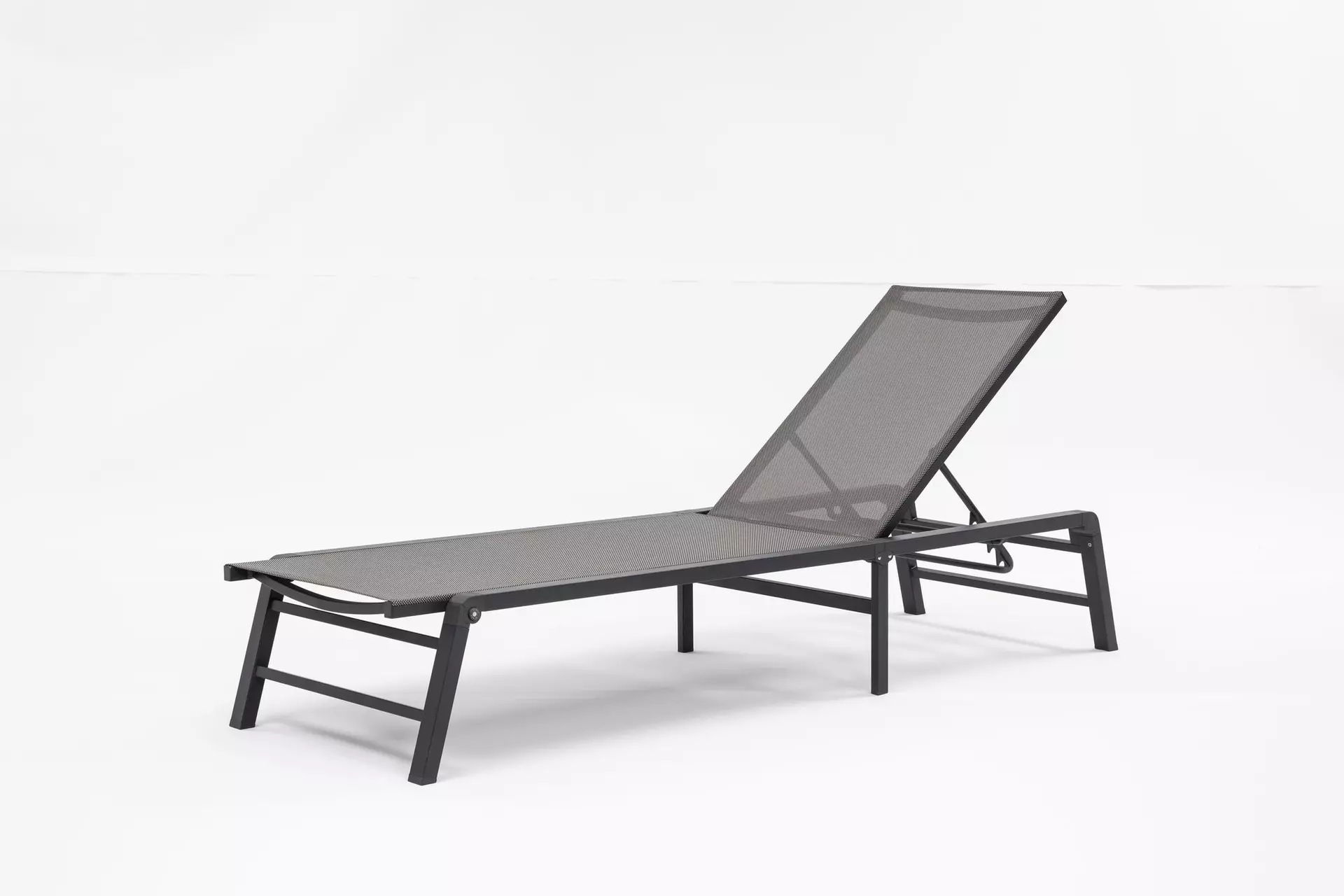 Gartenliege ALMERIA Outdoor Textil 194 x 31 x 60 cm