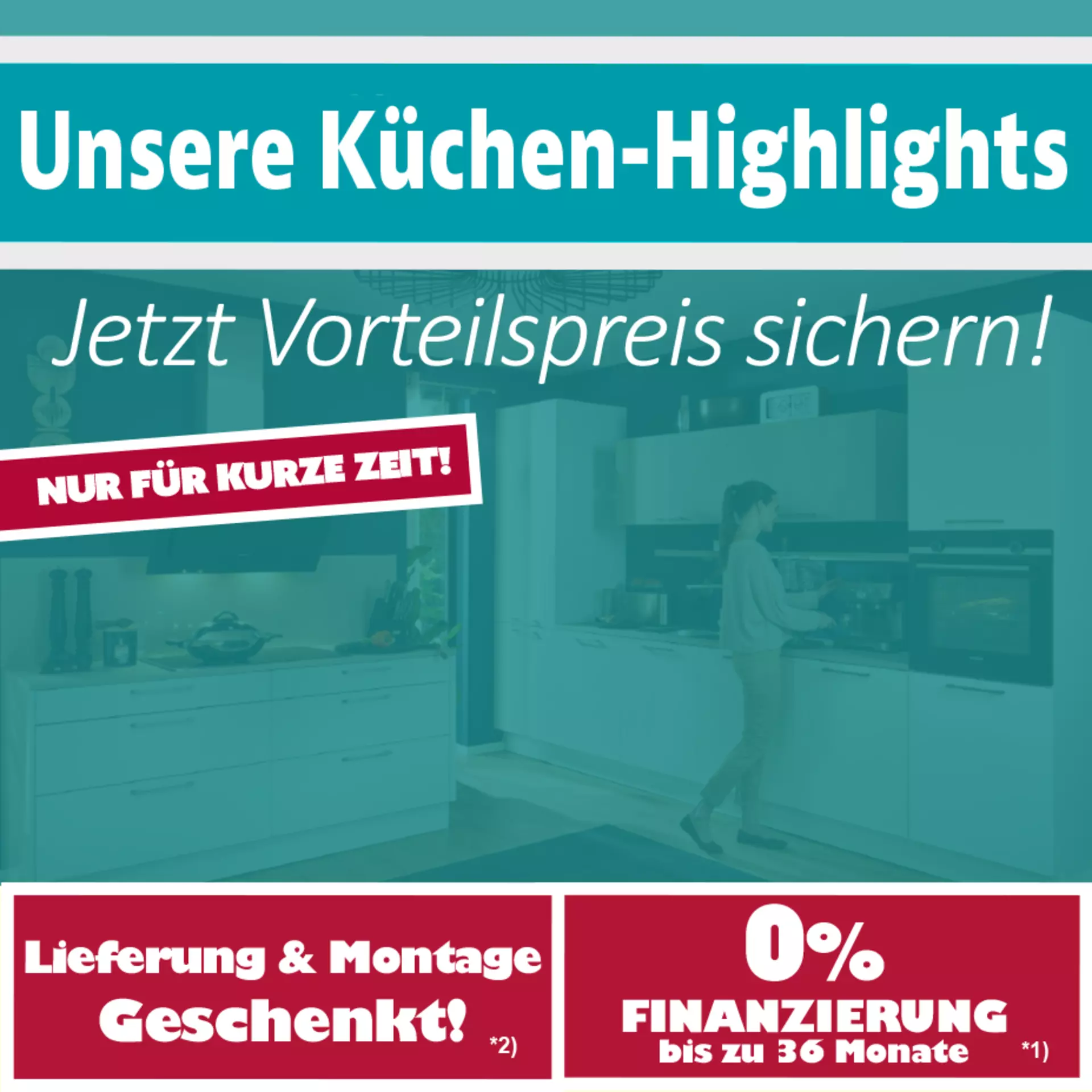 Unsere Küchen-Highlights - jetzt Vorteilspreis sichern! Nur für kurze Zeit bei Innovation Küche und Bad in Günzburg