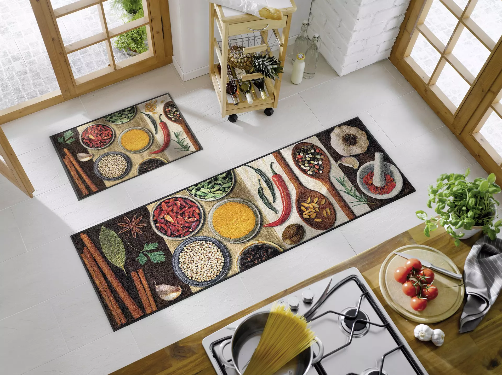 Läufer Hot Spices Kleen-Tex Textil 60 x 180 cm