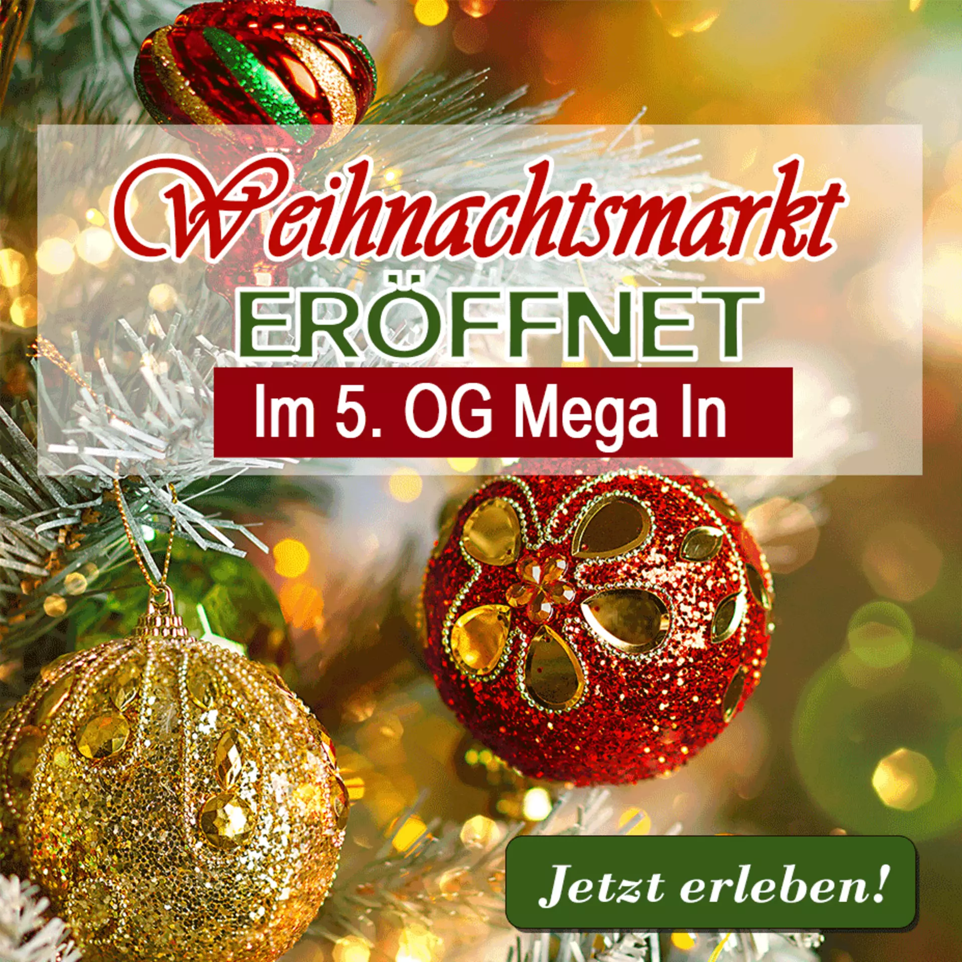 Möbel Inhofer Weihnachtsmarkt eröffnet - jetzt im 5. Obergeschoss Mega In erleben