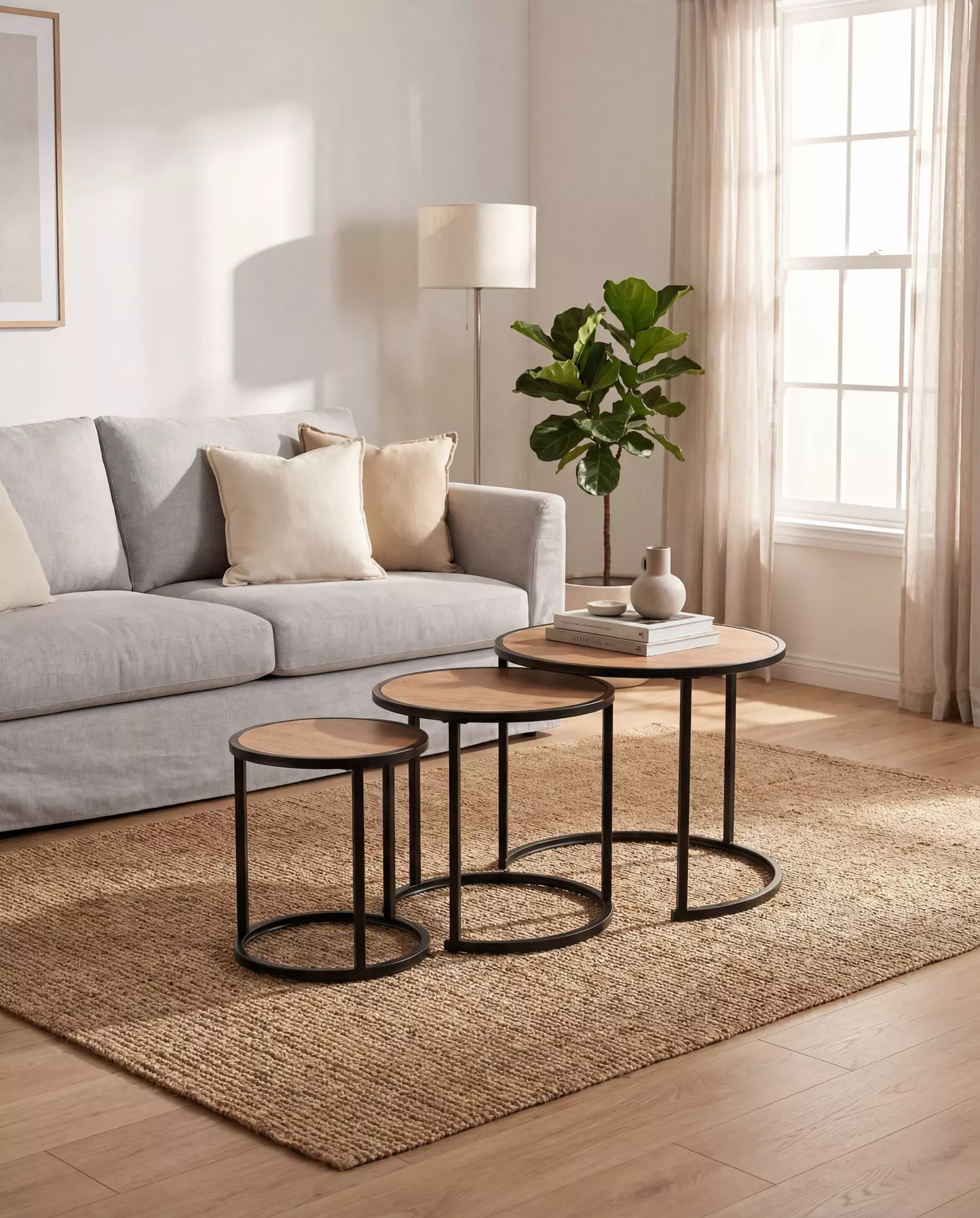 Beistelltisch TRELLEBORG finori Metall 50 x 46 x 53 cm