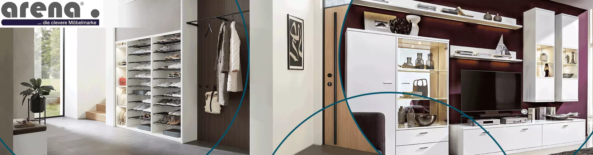 Desktop banner zur Marke arena in den Maßen 1903x500px