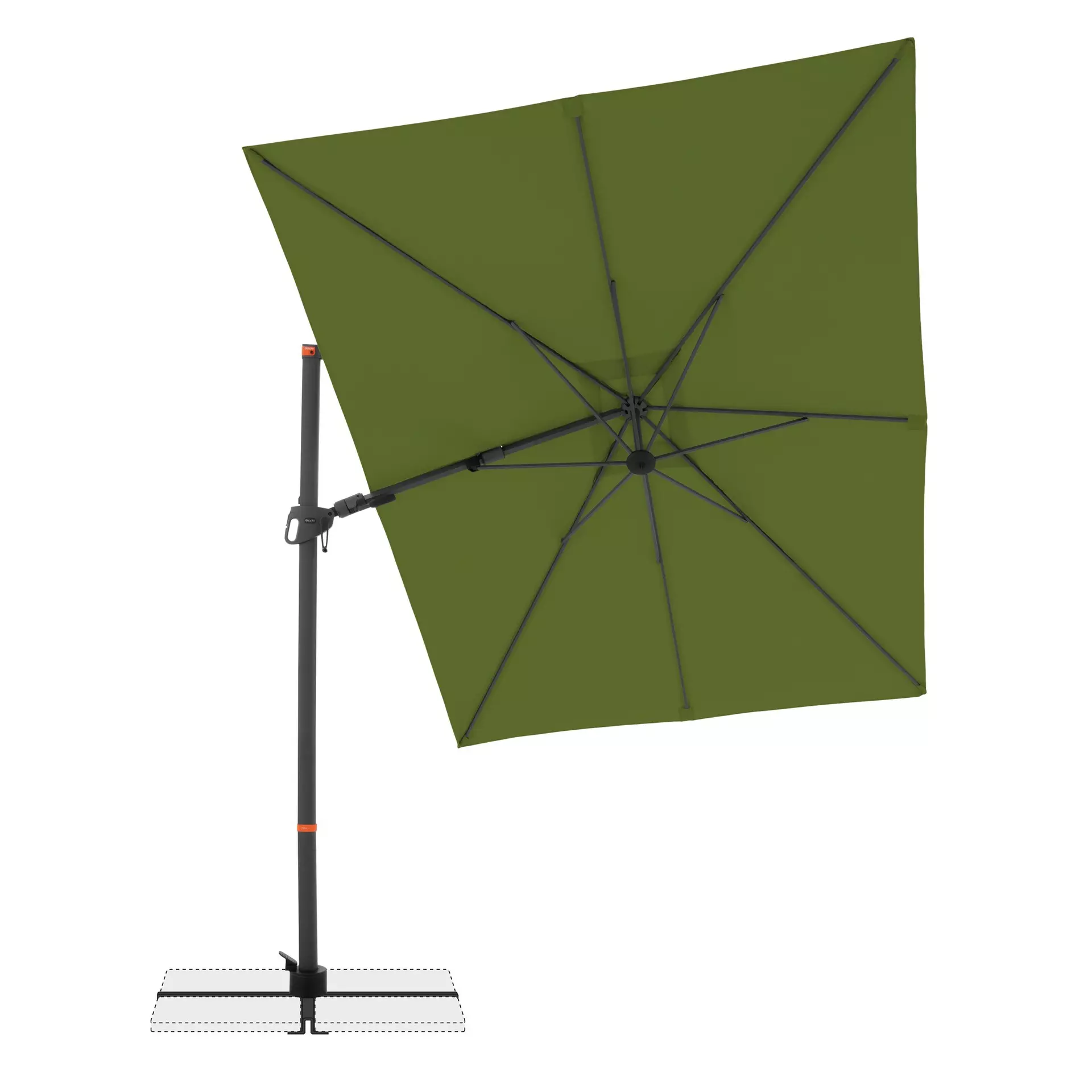 Sonnenschirm MYZONE Doppler Textil 240 x 265 x 320 cm