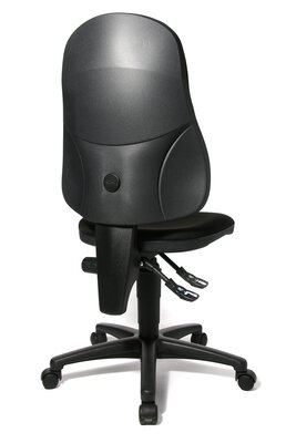 3. Bild von Büro-Drehstuhl Kunststoff schwarz Topstar