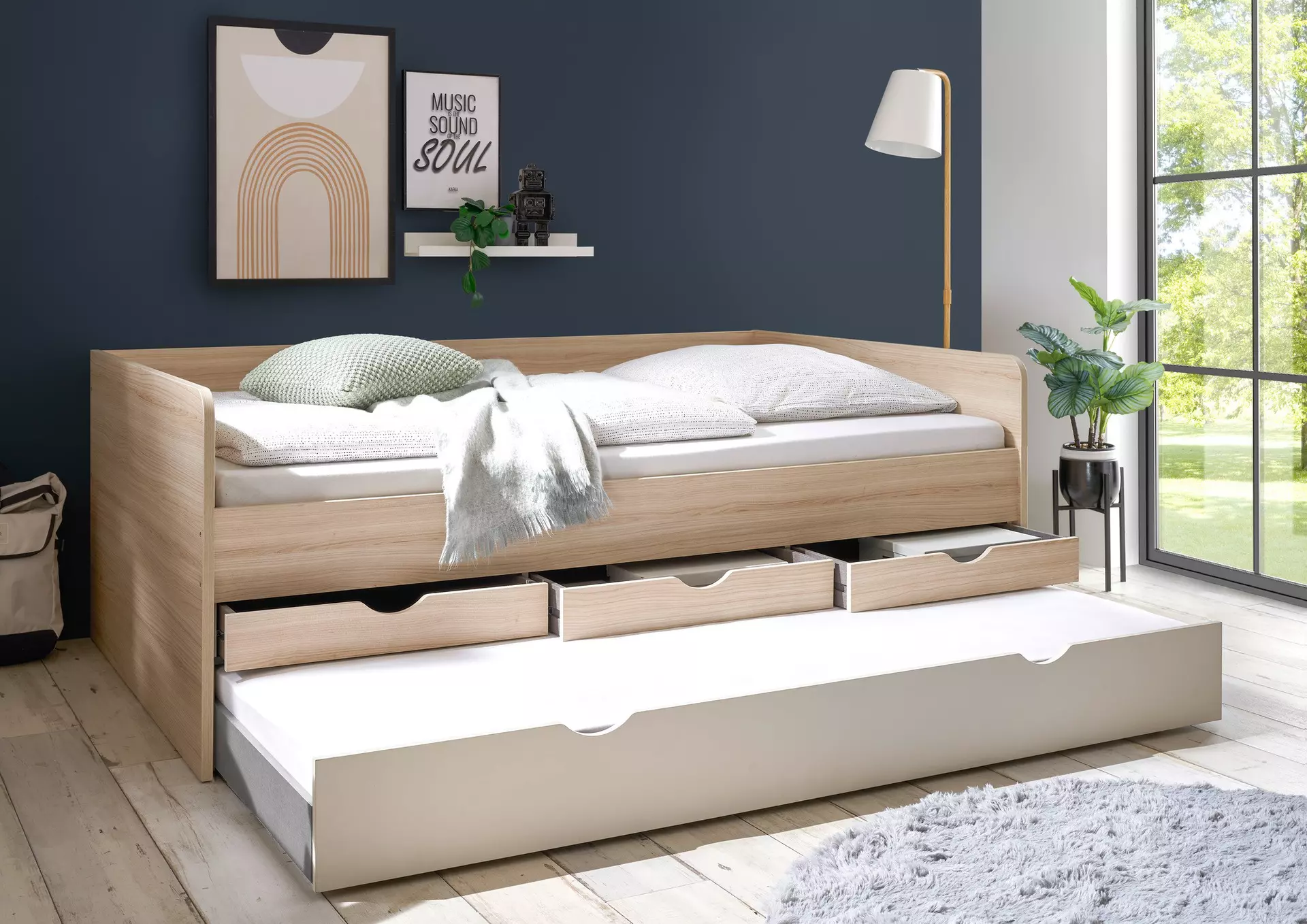 Liege Assume Vito Holzwerkstoff 206 x 75 x 126 cm