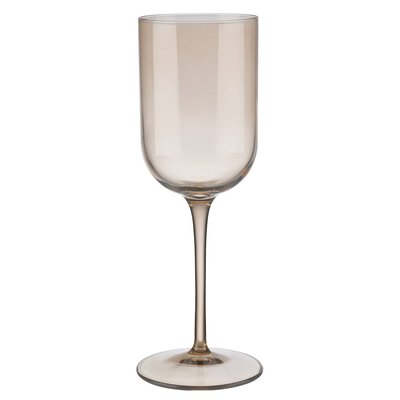 Bild von Weinglas Glas beige