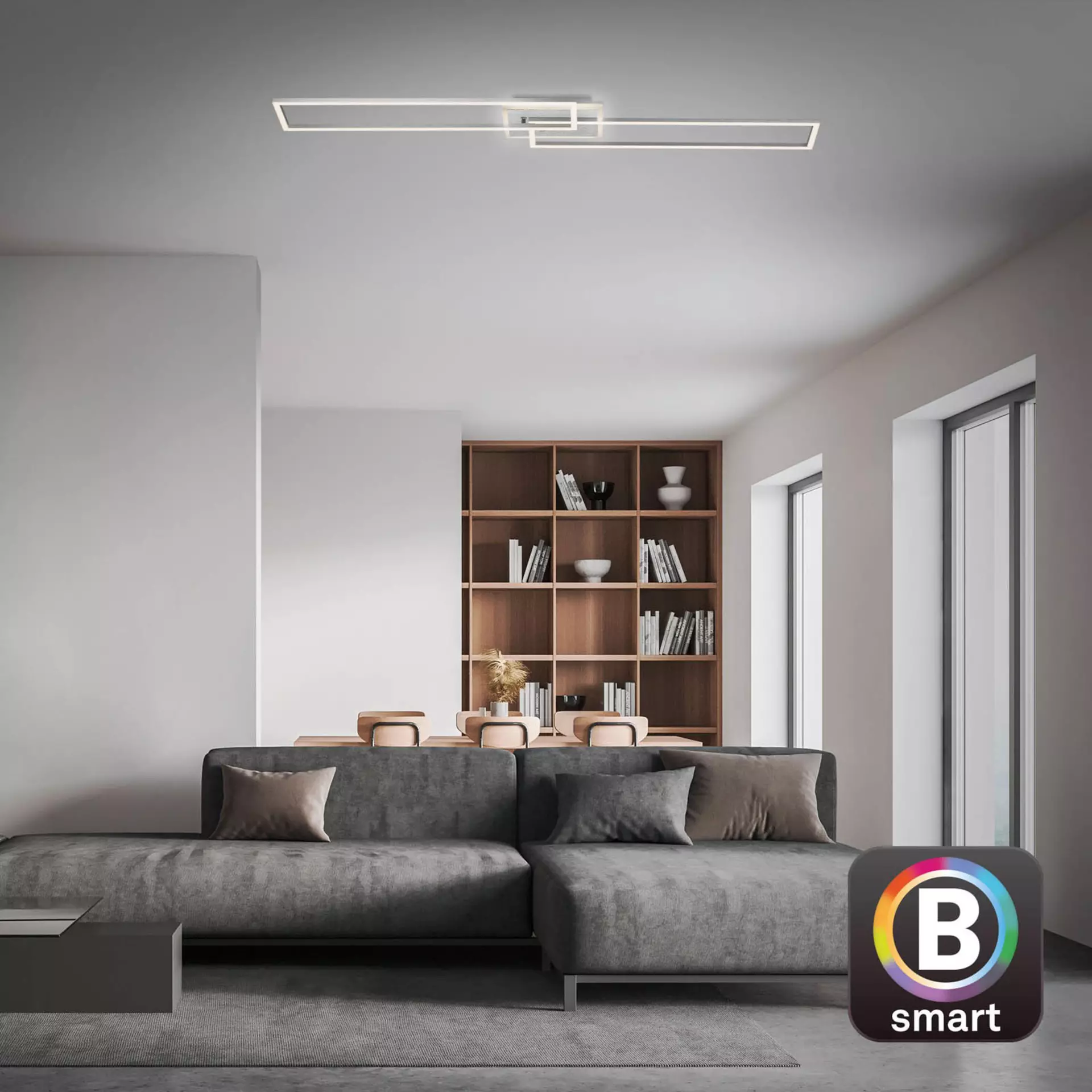 Smart-Home-Leuchten FRAME S Briloner Metall 110 x 7 x 24 cm