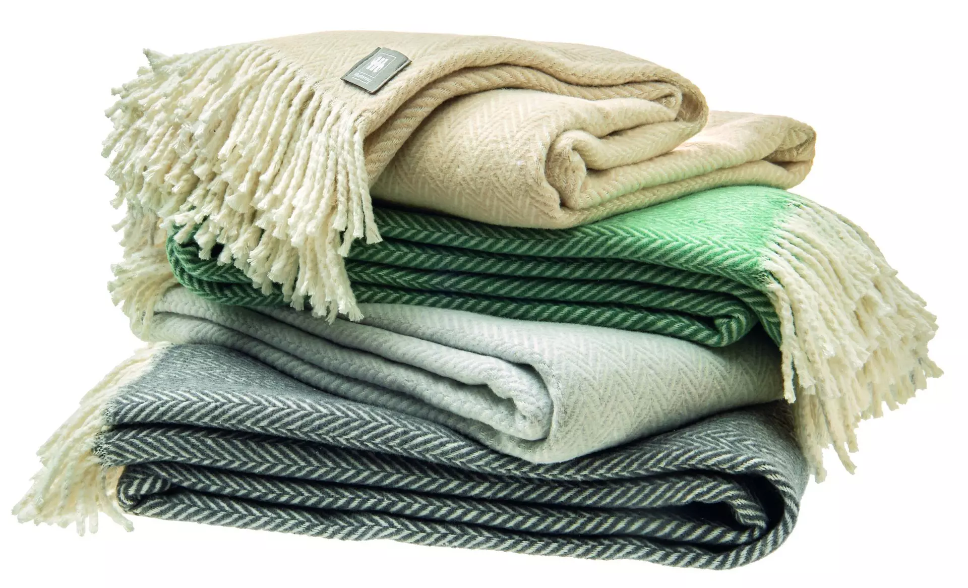 Plaid Herringbone Musterring Textil 140 x 200 cm