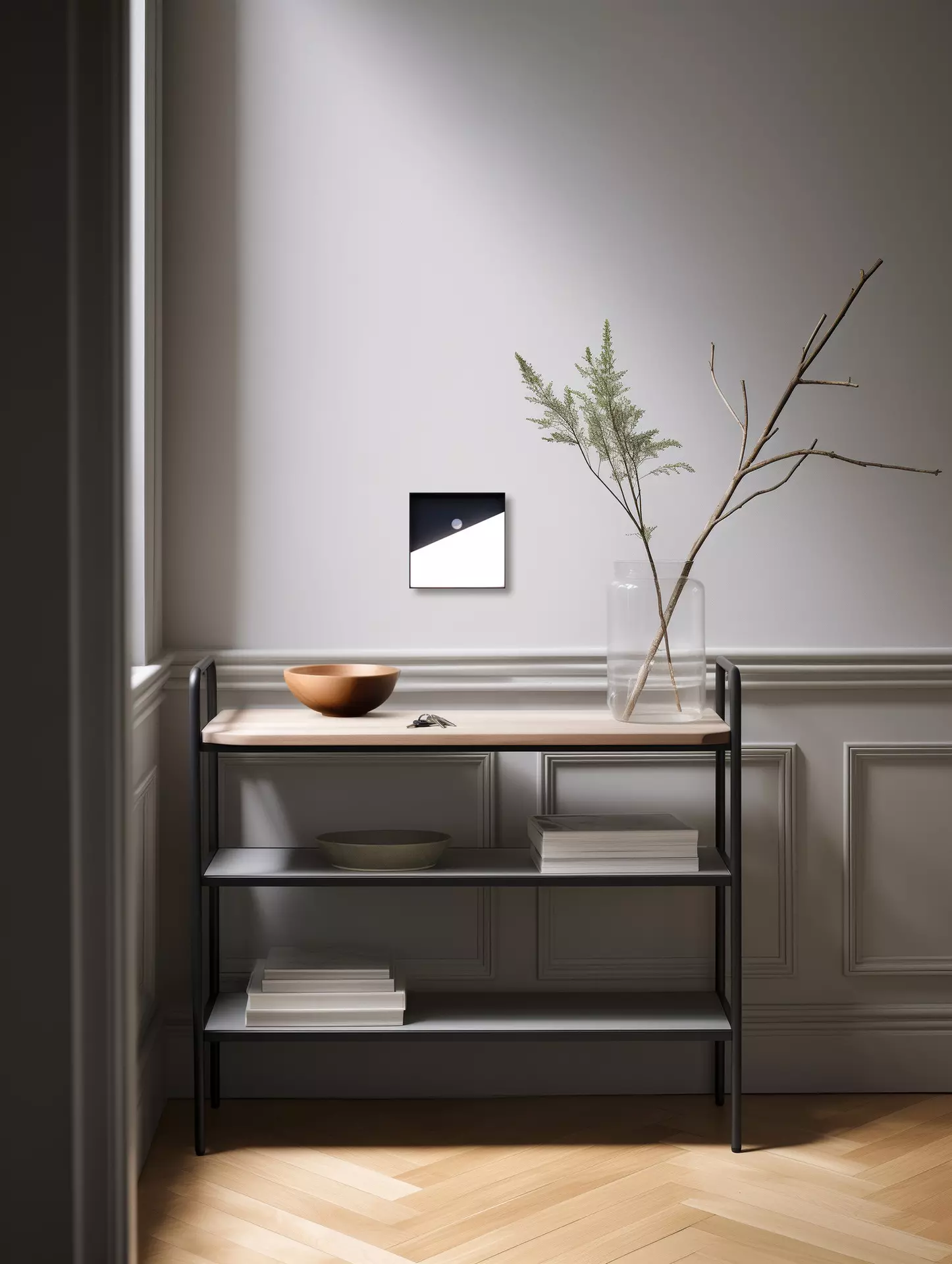 Wand-Aussenleuchte MEG Eco-Light Metall 15 x 4 x 15 cm
