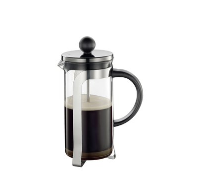 3. Bild von Kaffeebereiter Metall silber