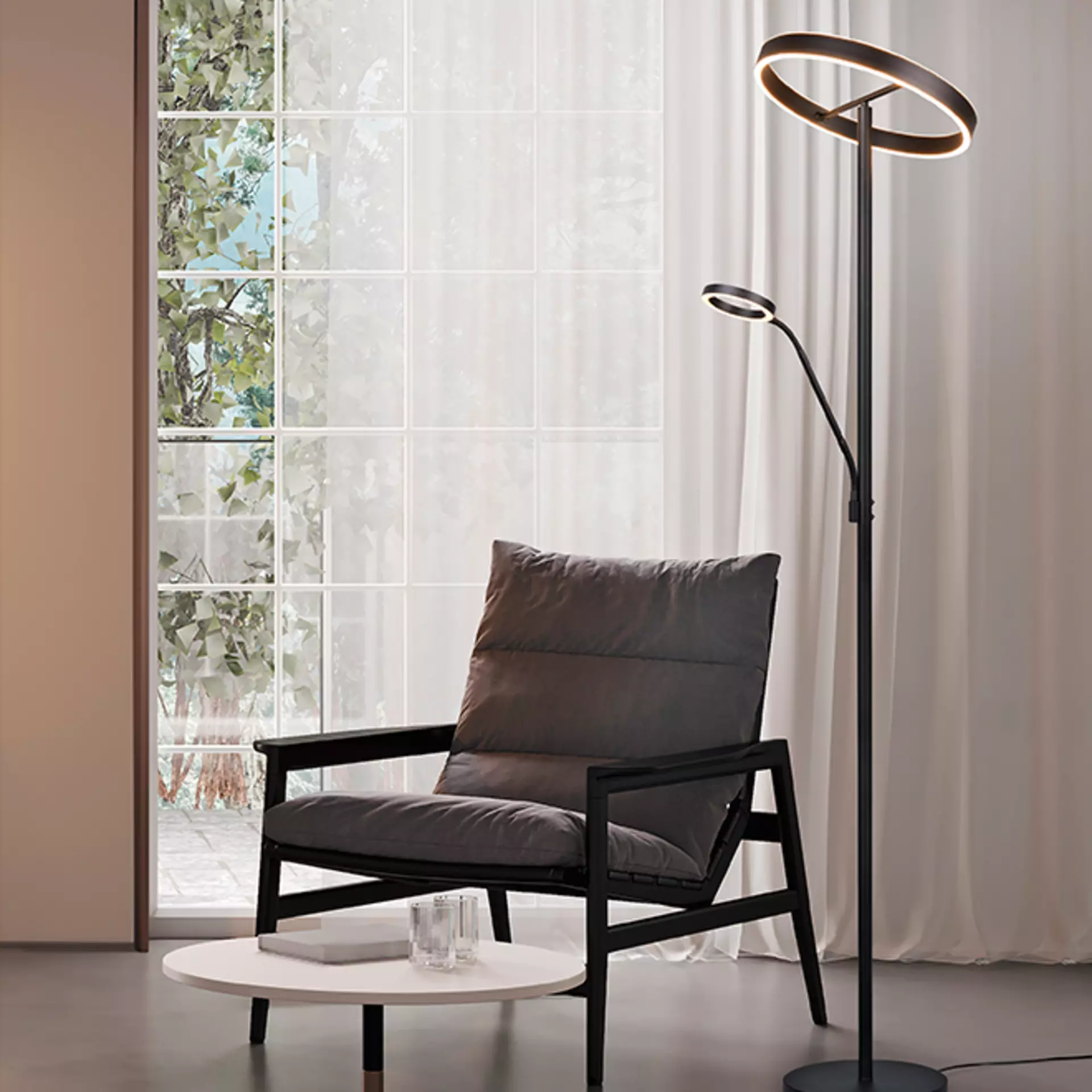 Eine Stehleuchte für Ihre gemütliche Leseecke im Wohnzimmer