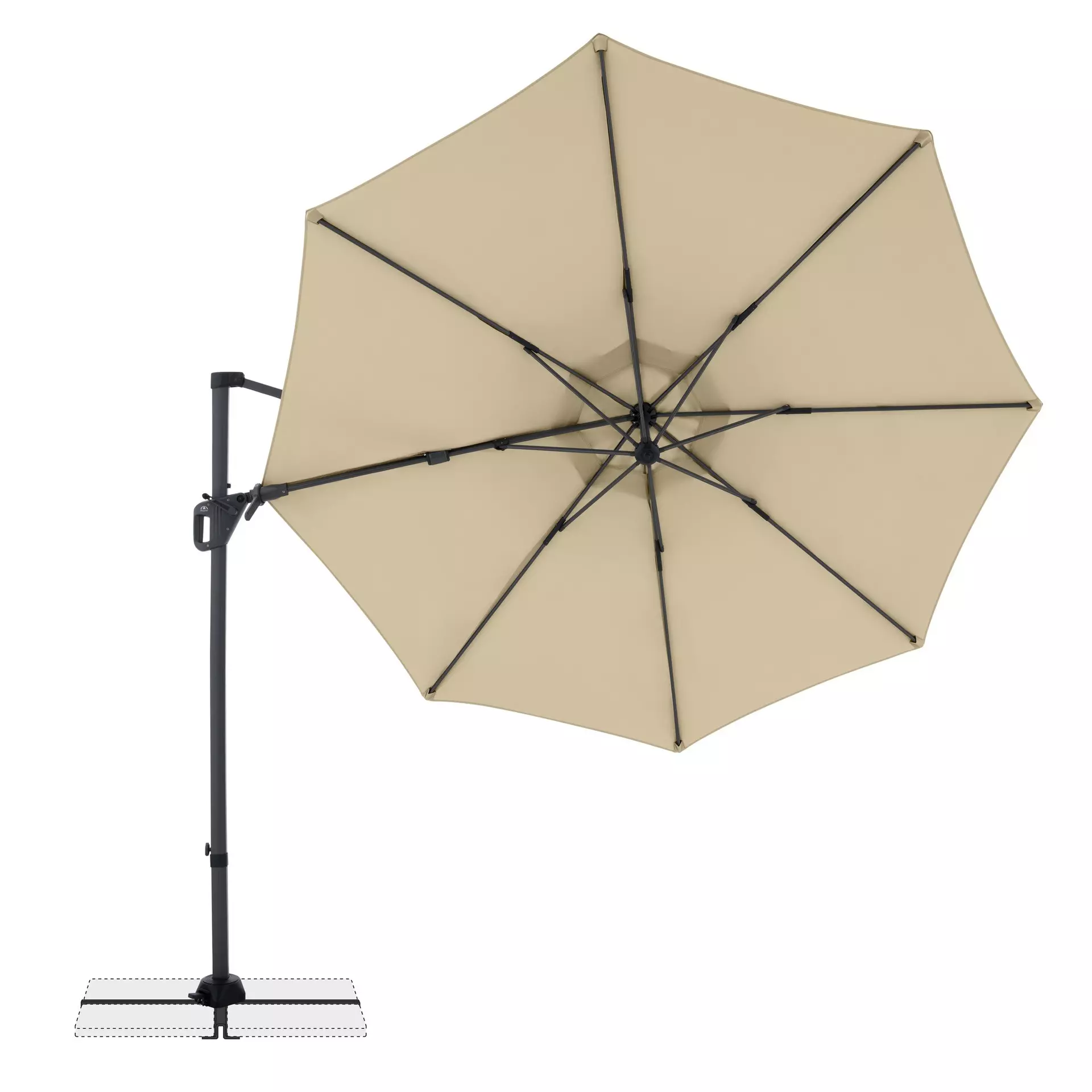 Sonnenschirm Life Side Doppler Textil 36 x 16 x 192 cm