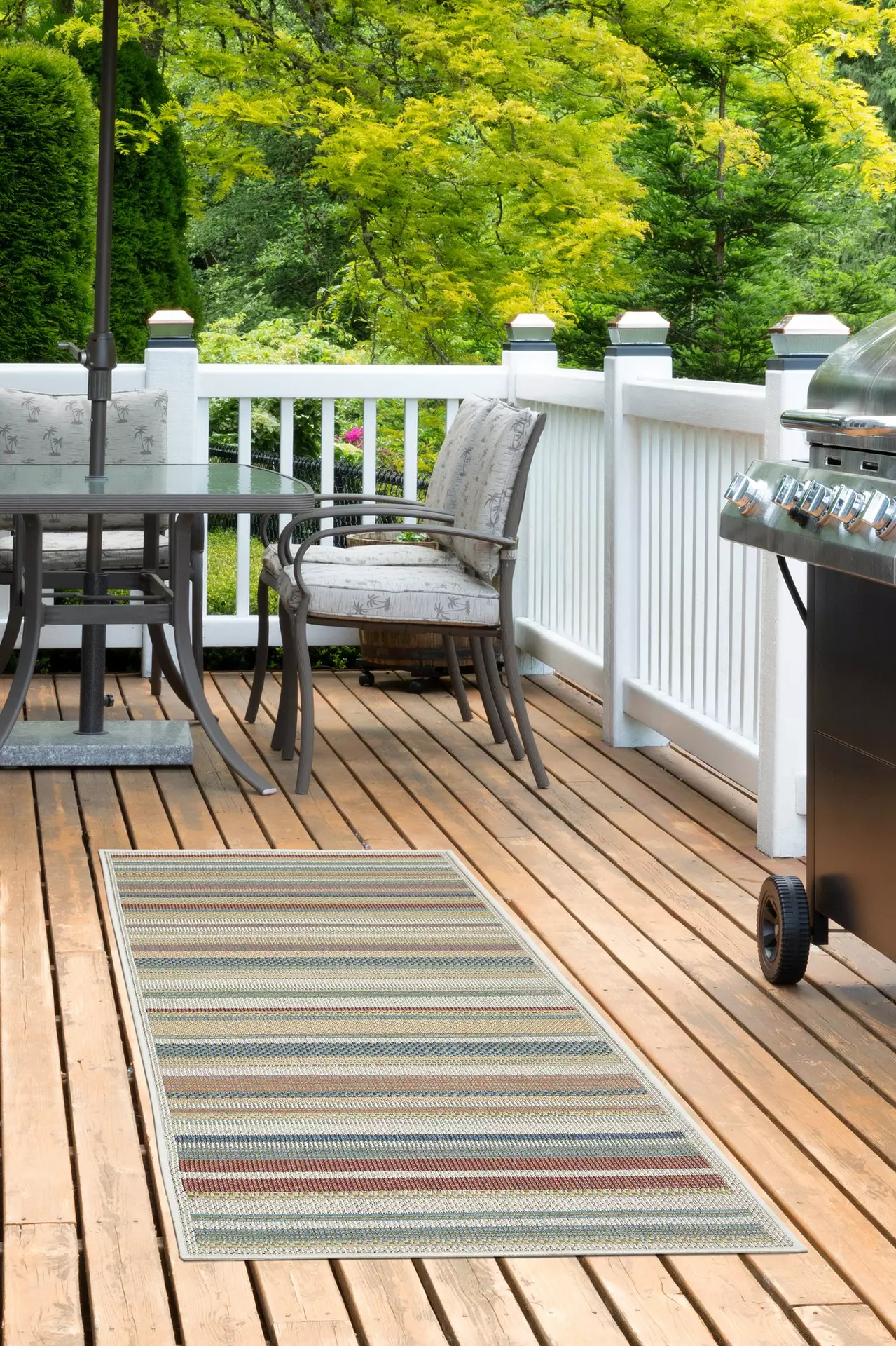 Outdoorteppich Sedona inbuy Textil 80 x 200 cm
