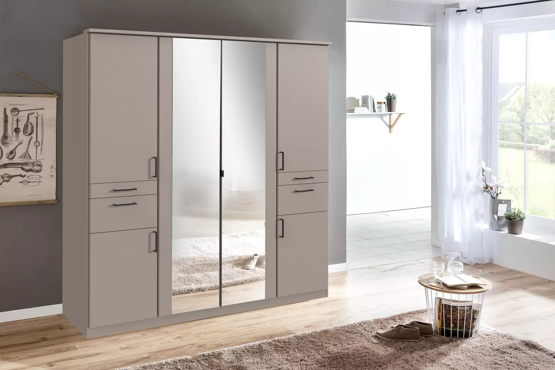 Drehtürenschrank KÖLN Wimex Wohnbedarf Holzwerkstoff 58 x 199 x 179 cm