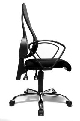 4. Bild von Büro-Drehstuhl Textil schwarz Topstar