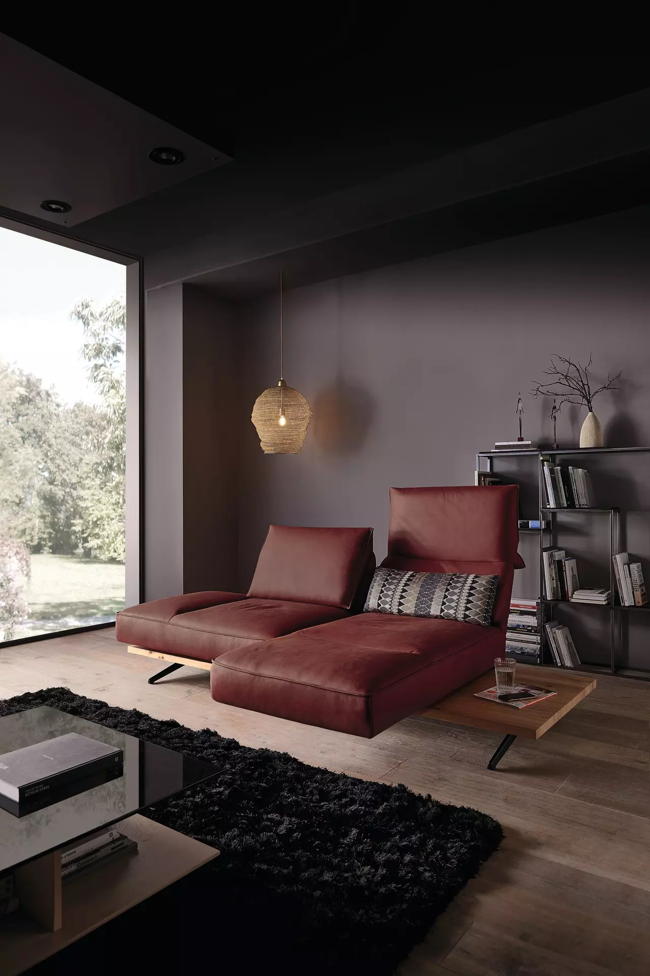 Sofa 2,5-Sitzer PHOENIX Koinor Leder 88 x 90 x 240 cm