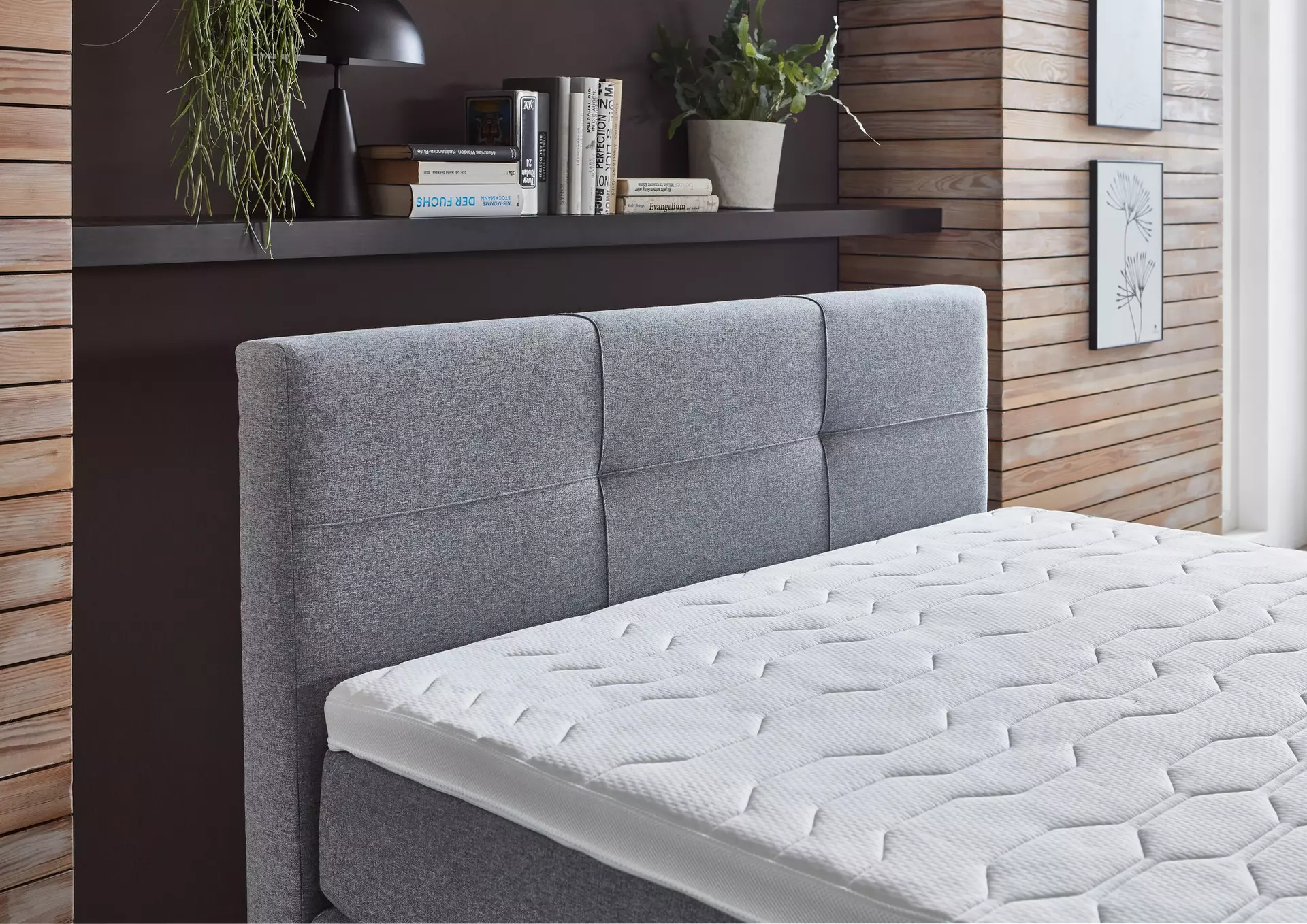 Boxspringbett BX2640 Sun Garden Textil 140 x 107 x 211 cm