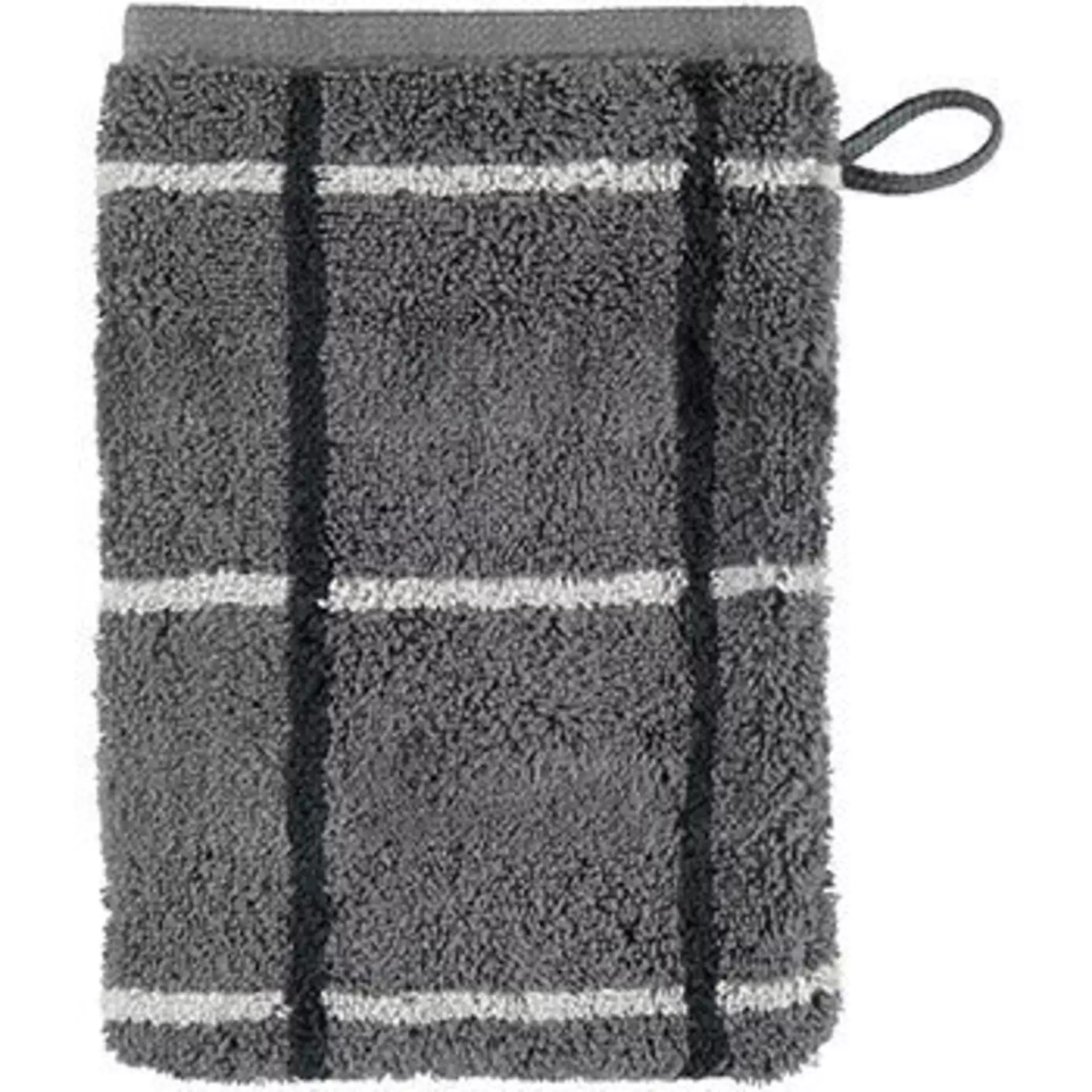 Waschhandschuh Noblesse Square Karo Cawö Textil 16 x 22 cm