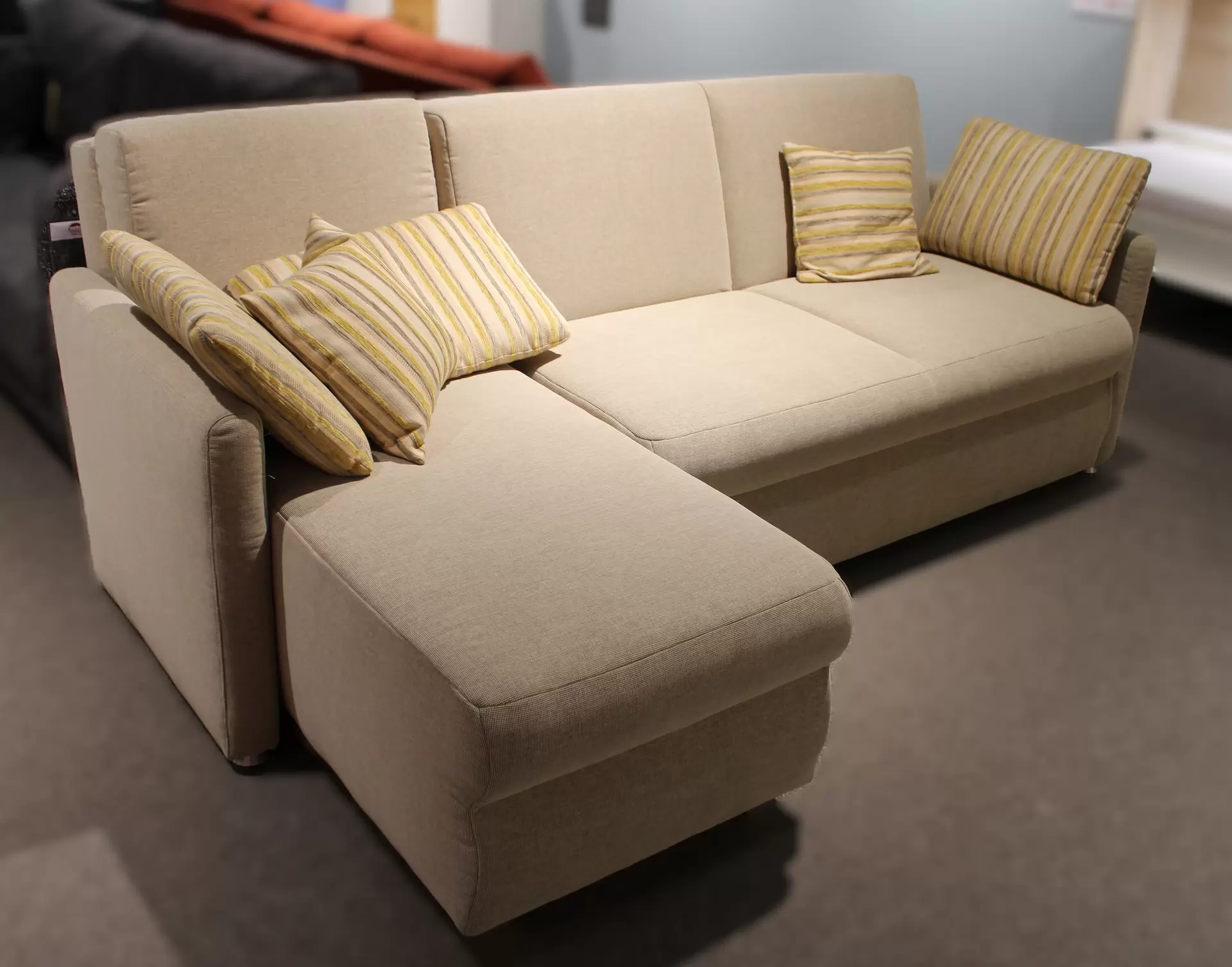 Ecksofa beige