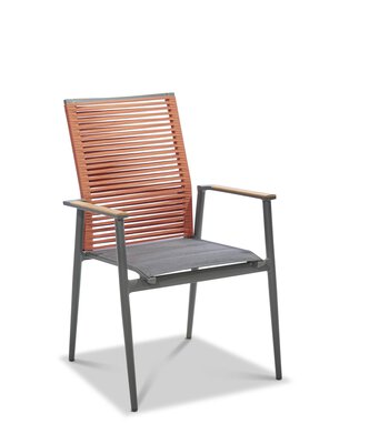 Bild von Gartenstuhl Metall mehrfarbig ca. 61 x 94 x 66 cm