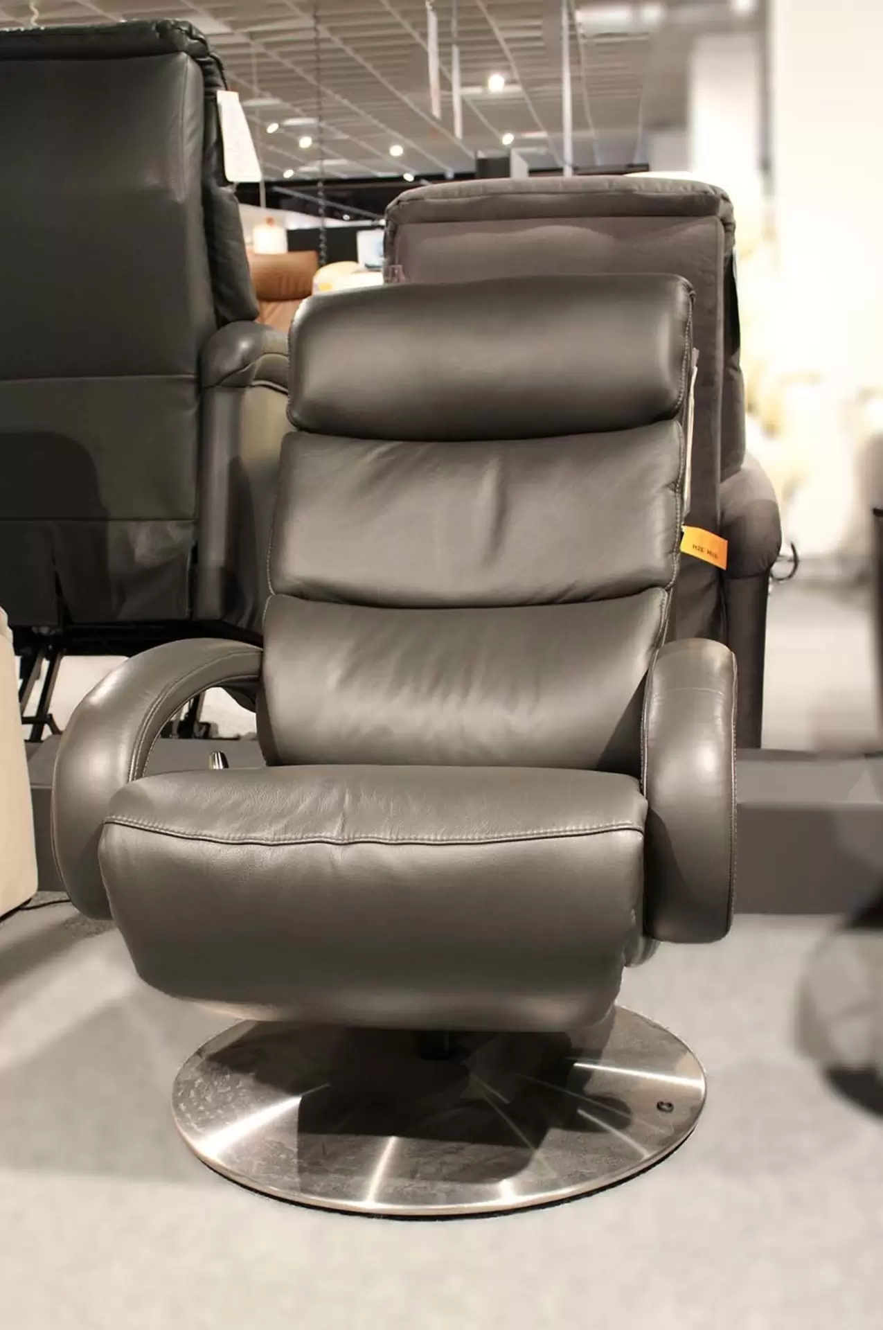 Relaxsessel von Hukla aus Leder in Schwarz