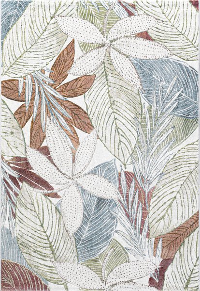 Maschinenwebteppich Ragolle Textil 5240 Weiß-Braun-Grün ca. 240 cm x 11