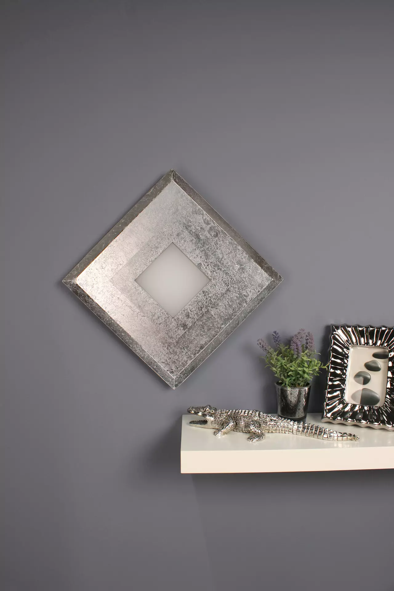 Wandleuchte Window Eco-Light Metall 39 x 5 x 39 cm