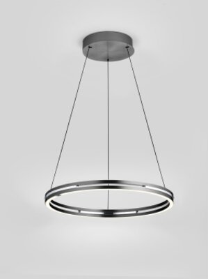 Bild von Hängeleuchte LED Tastdimmer grau