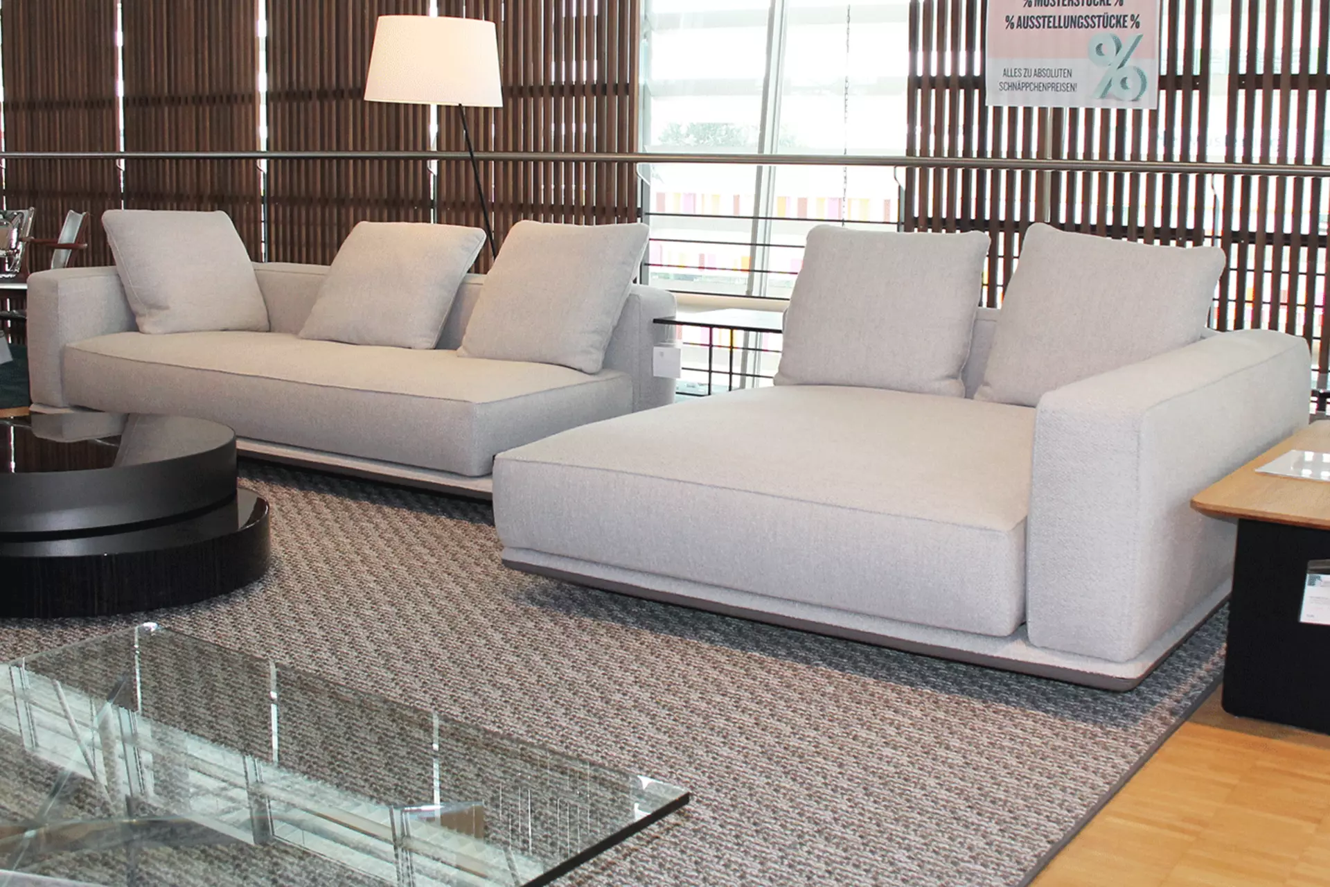 Das Sofa Horizonte in der Frontansicht