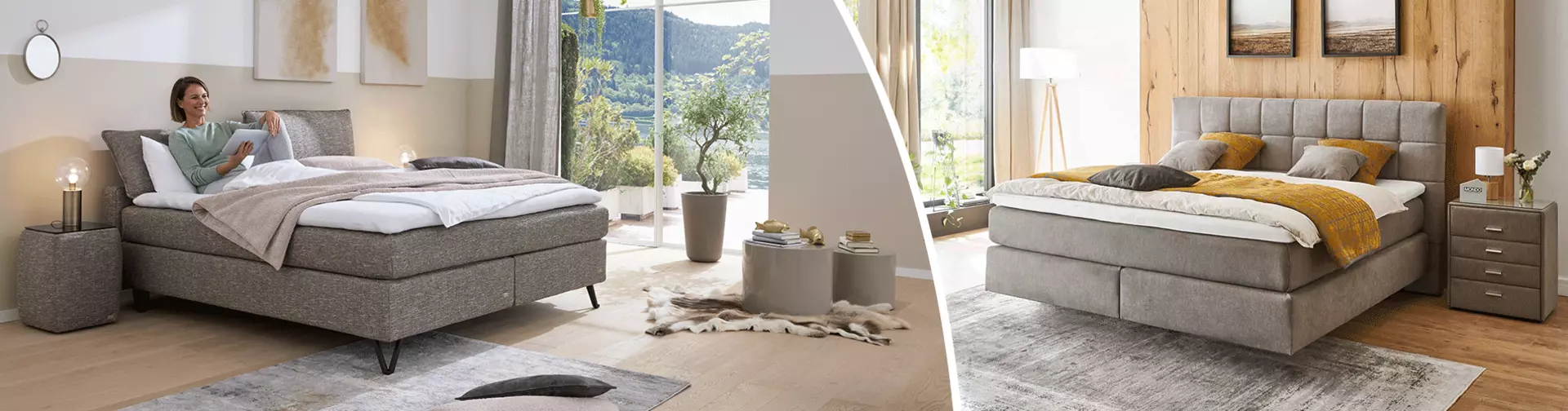 Möbel Inhofer Ratgeber: Boxspringbett - für eine ergonomische Schlafposition
