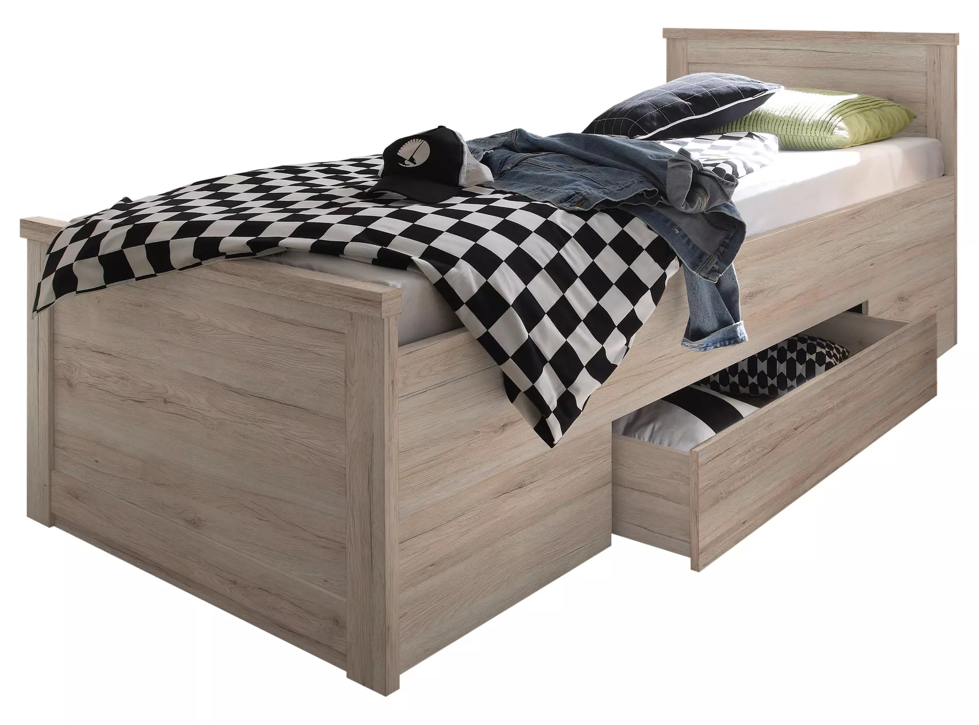 Bett LUCA Dreamoro Holzwerkstoff 106 x 91 x 205 cm