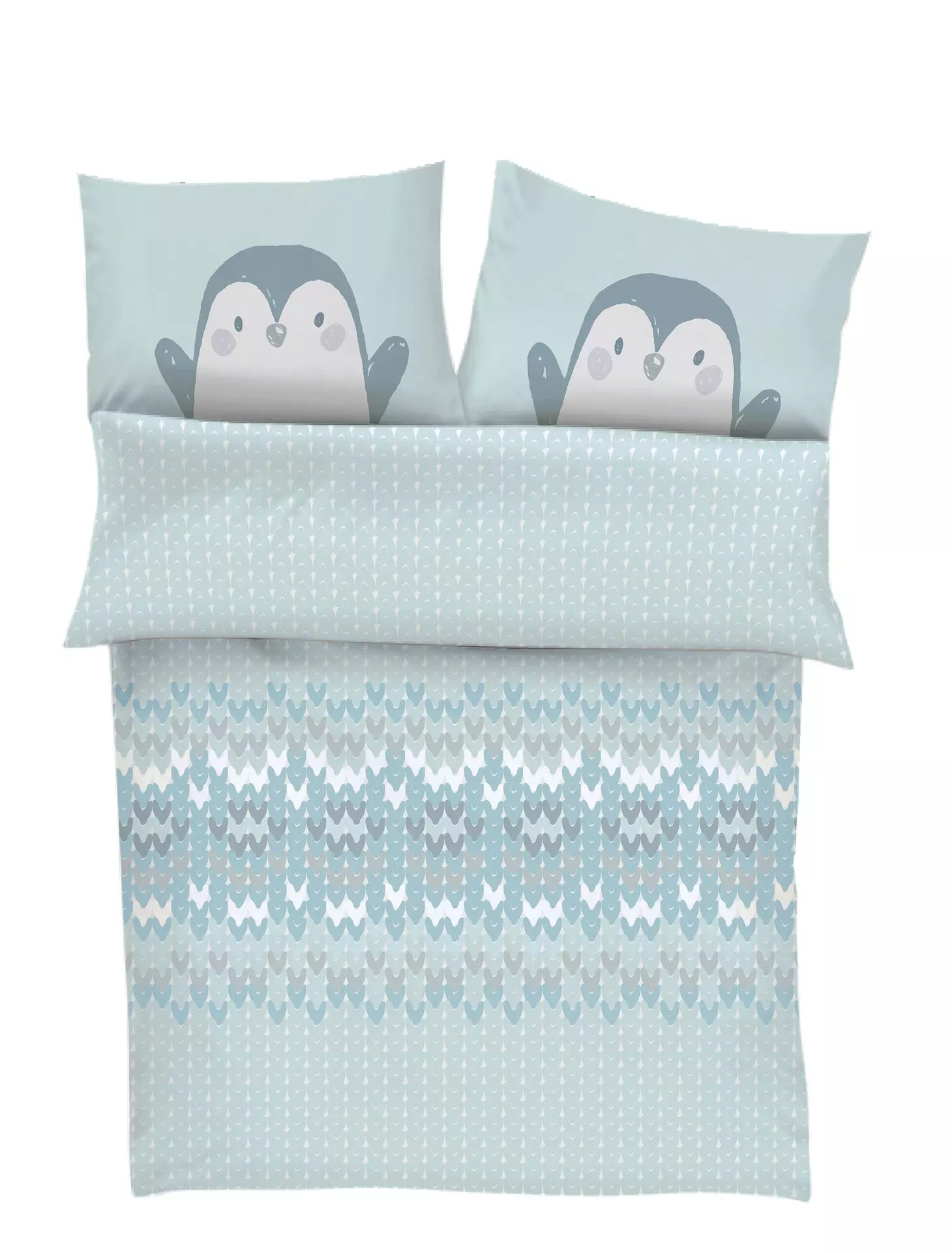 Babybettwäsche Junior Pinguin S. Oliver Textil 100 x 135 cm