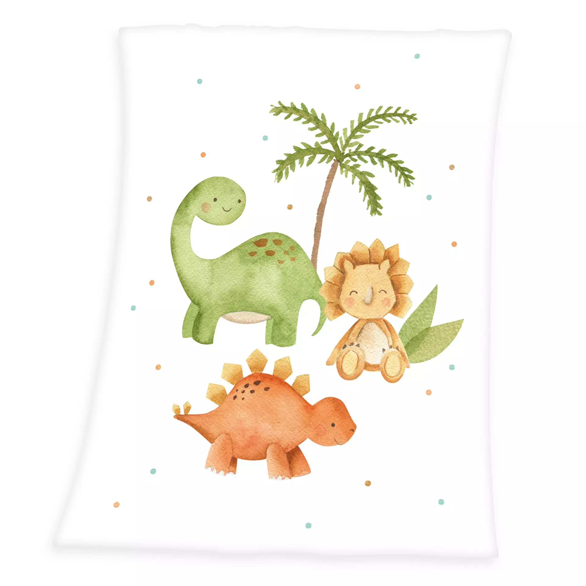 Kuscheldecke Baby Best Dinos Baby Best Textil 75 x 100 cm