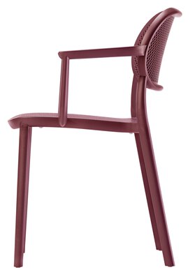 3. Bild von Stapelstuhl Kunststoff rot ca. 59 x 79 x 55 cm