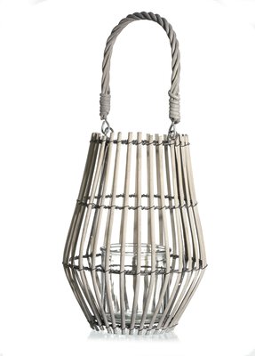 Bild von Windlicht Holz transparent