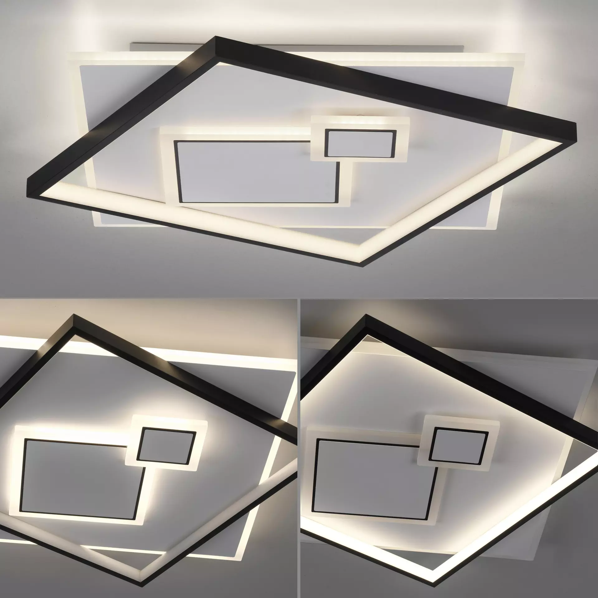 Deckenleuchte MAILAK Paul Neuhaus Metall 57 x 6 x 57 cm