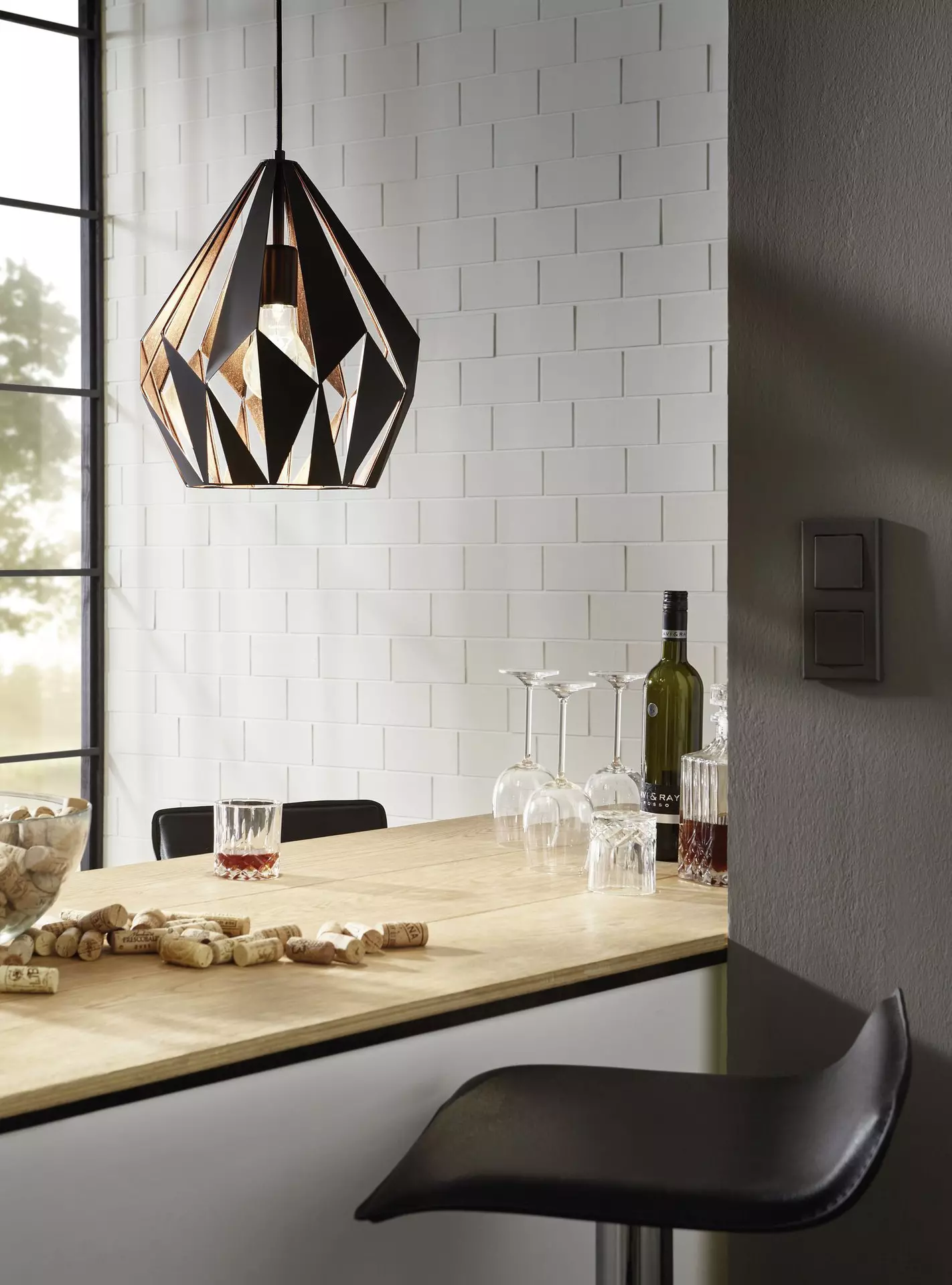 Hängeleuchte CARLTON 1 Eglo Metall 31 x 110 x 31 cm