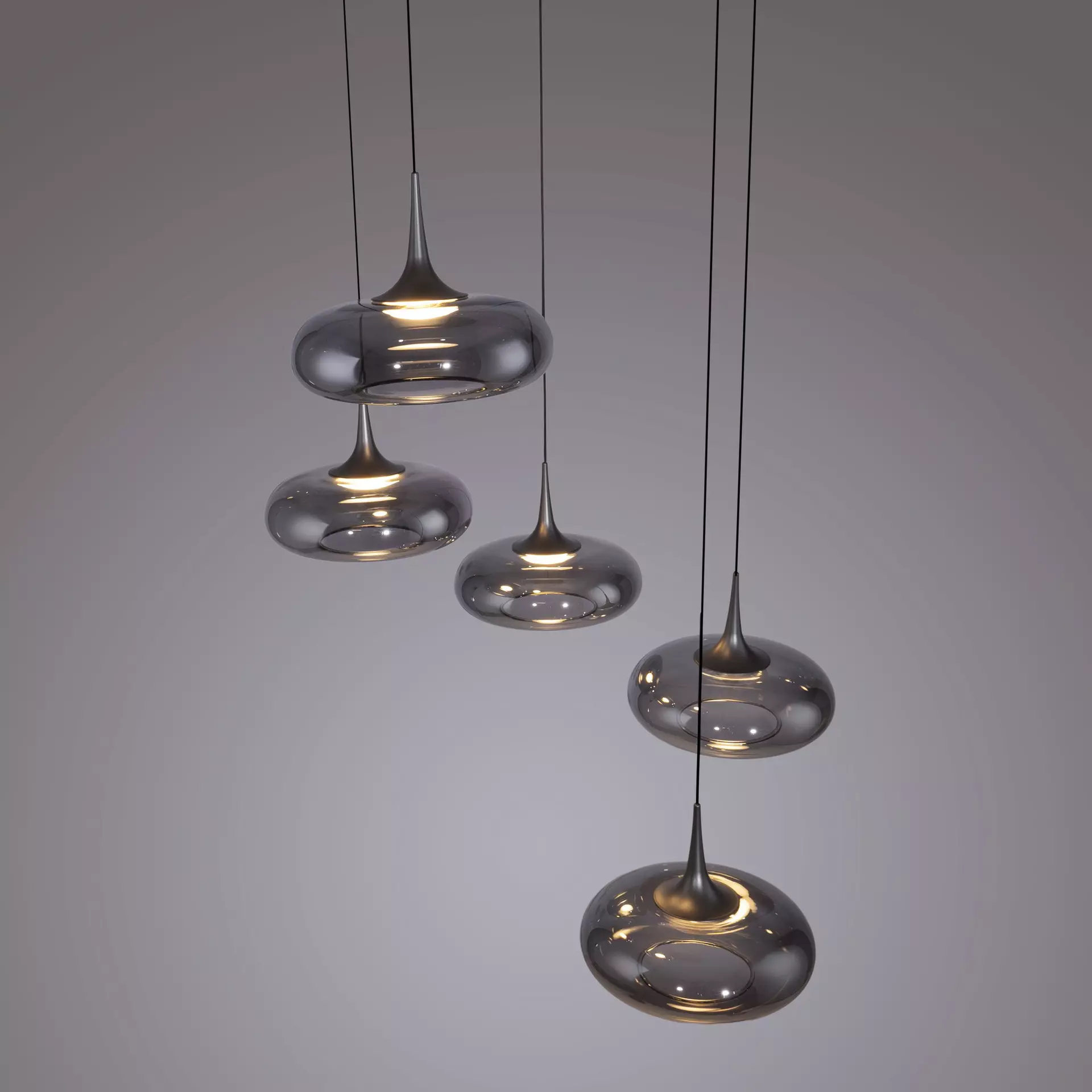 Hängeleuchte SW POSH SCHÖNER WOHNEN-Kollektion Metall 62 x 200 x 62 cm