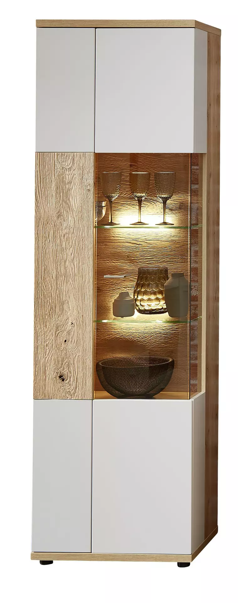 Vitrine VAN COUVER Wohn-Concept Metall 38 x 202 x 60 cm